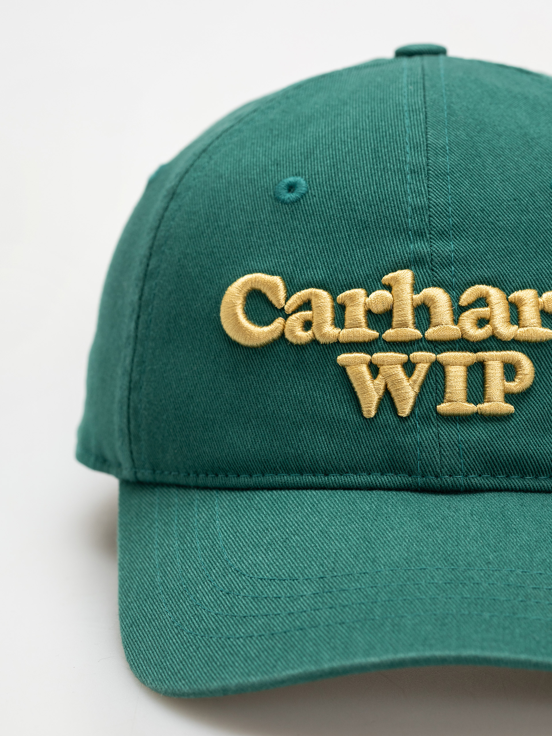 Šiltovka Carhartt WIP Carhartt WIP Script (rainforest/air yellow)