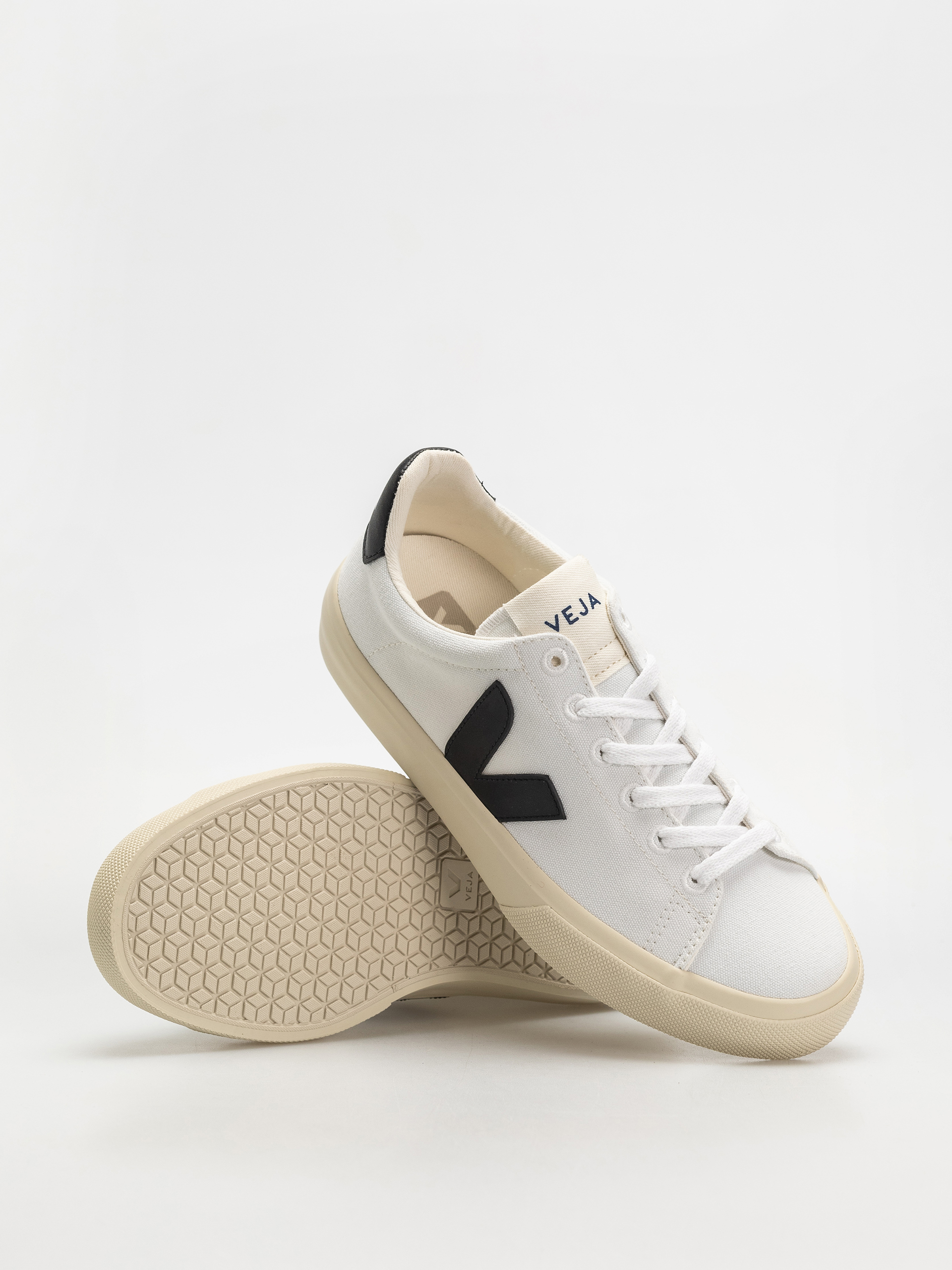 Topánky Veja Campo Canvas Wmn (white black)