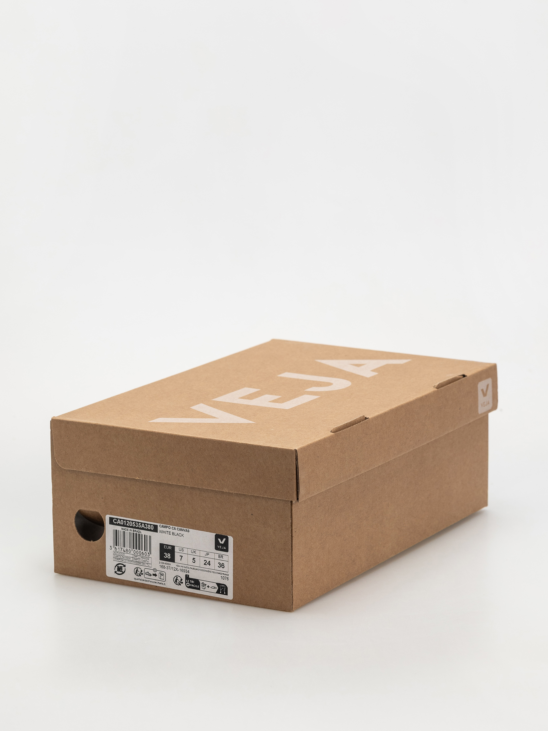 Topánky Veja Campo Canvas Wmn (white black)