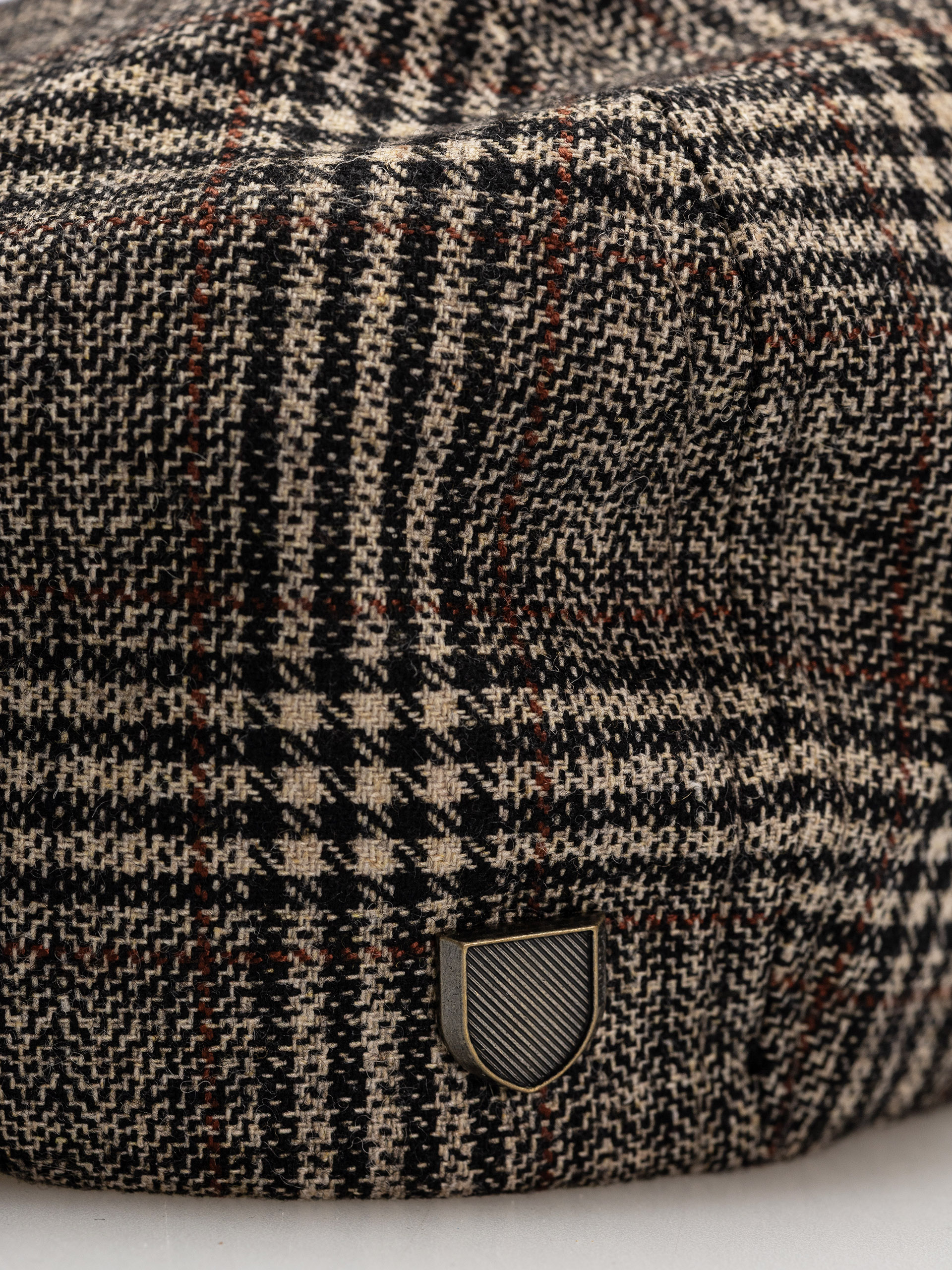 Klobúk so šiltom Brixton Brood Snap Cap (khaki/brown plaid)