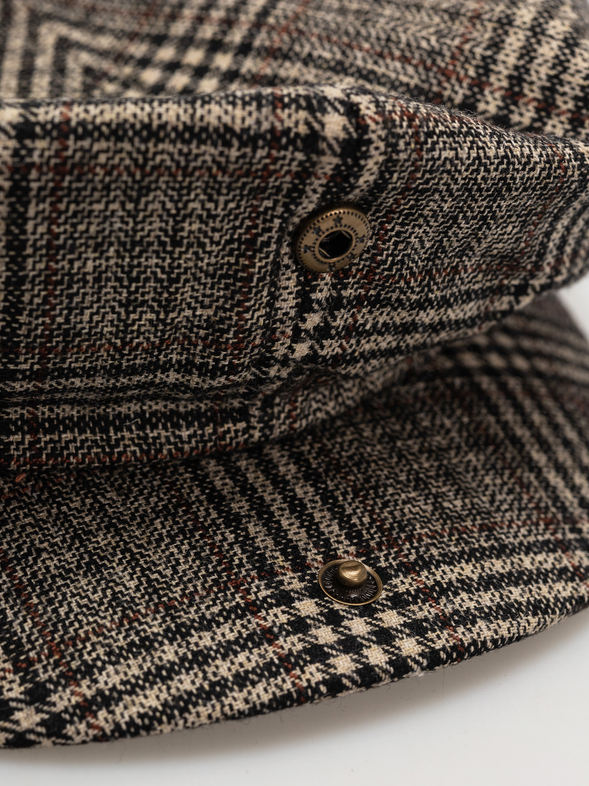 Klobúk so šiltom Brixton Brood Snap Cap (khaki/brown plaid)