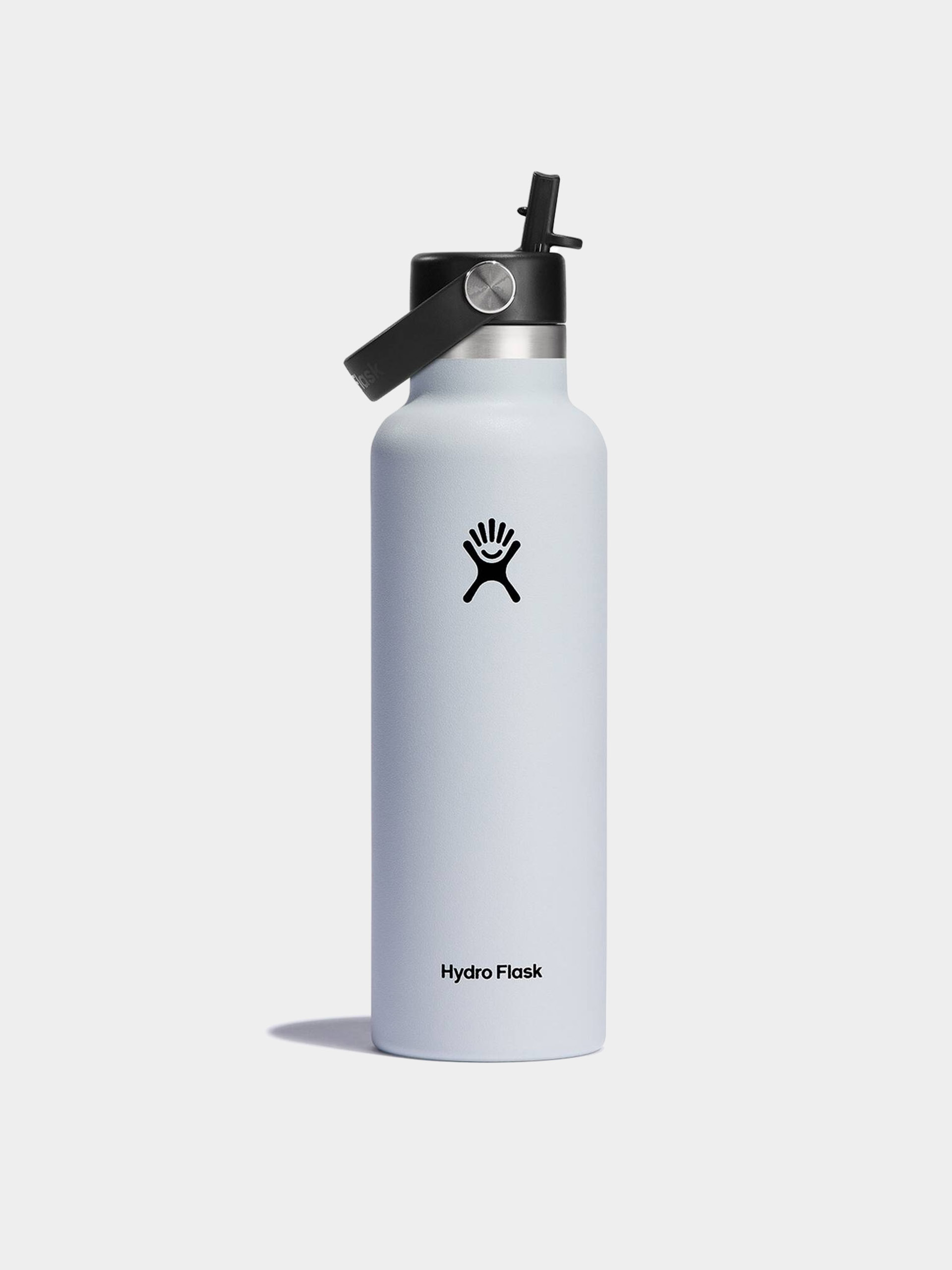 Fľaša Hydro Flask Standard Mouth Flex Straw Cap 621ml (white)