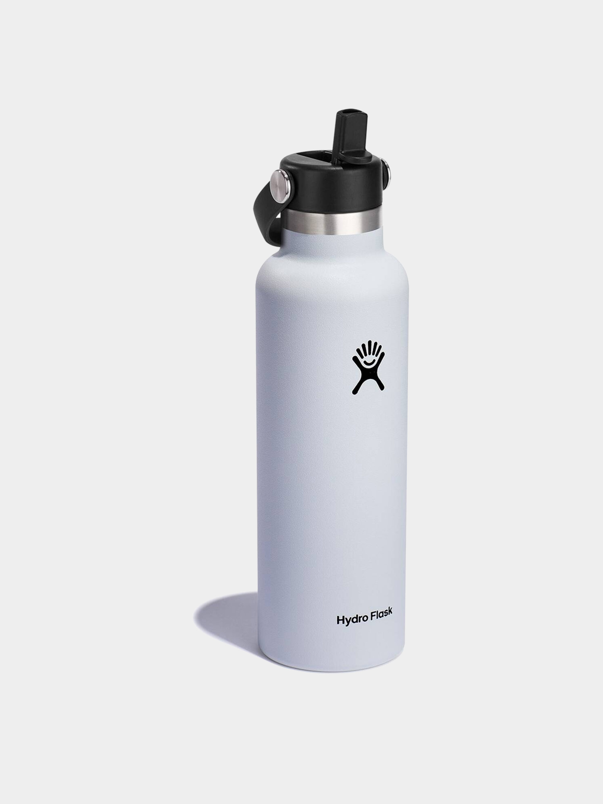 Fľaša Hydro Flask Standard Mouth Flex Straw Cap 621ml (white)