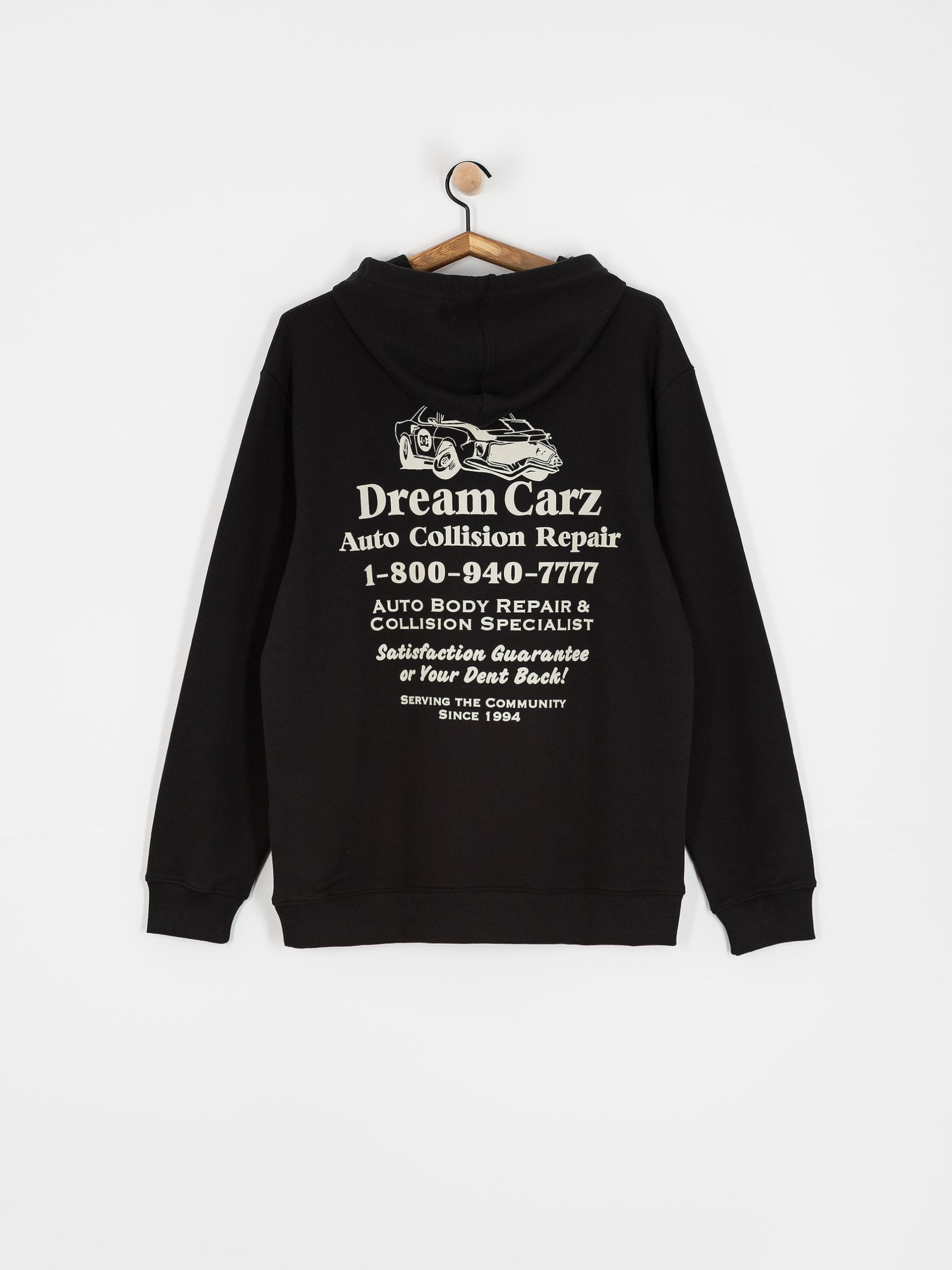 Mikina s kapucňou DC Fix Up HD (black)