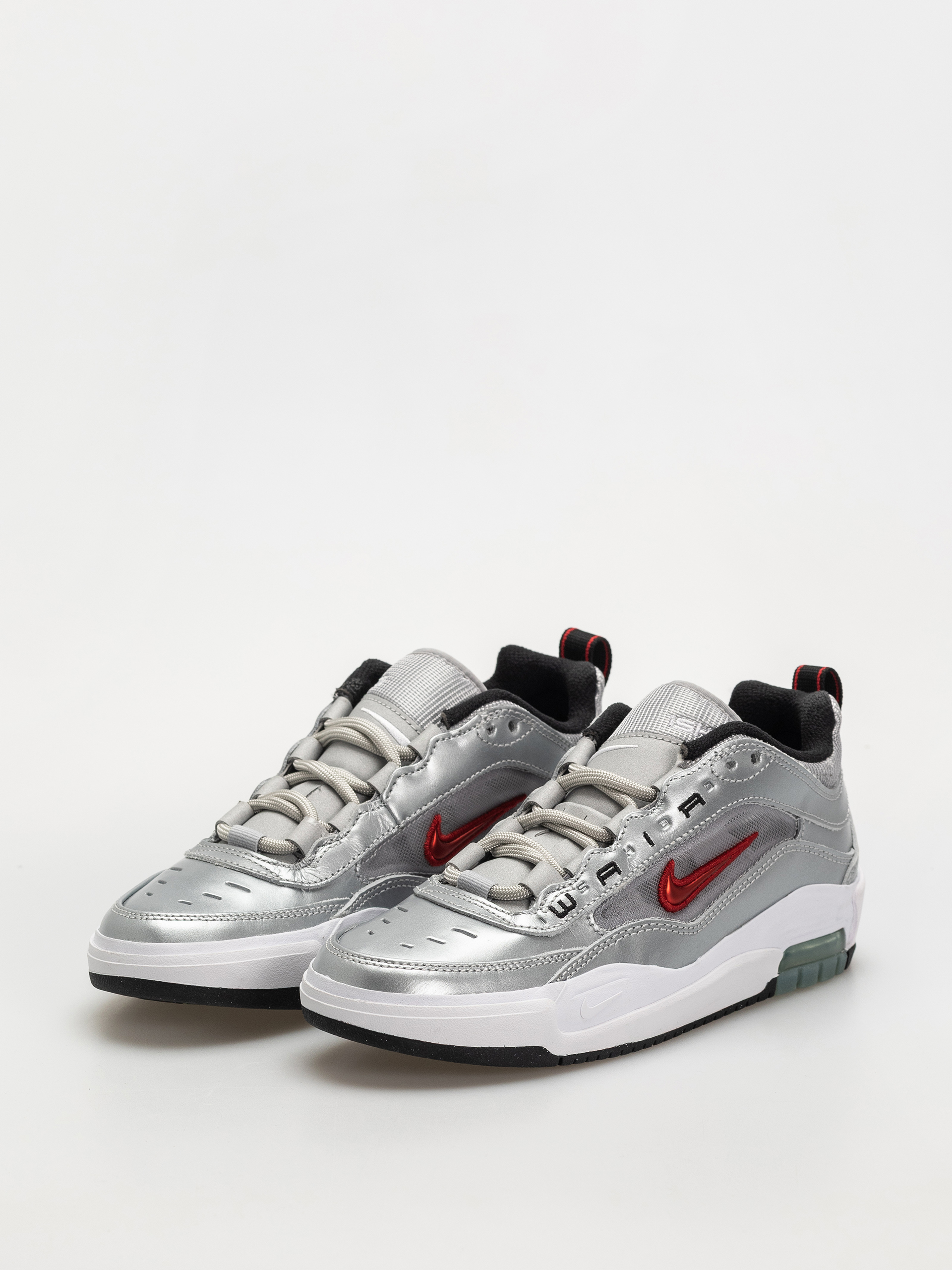 Topánky Nike SB AIR MAX ISHOD PRM (metallic silver/varsity red)