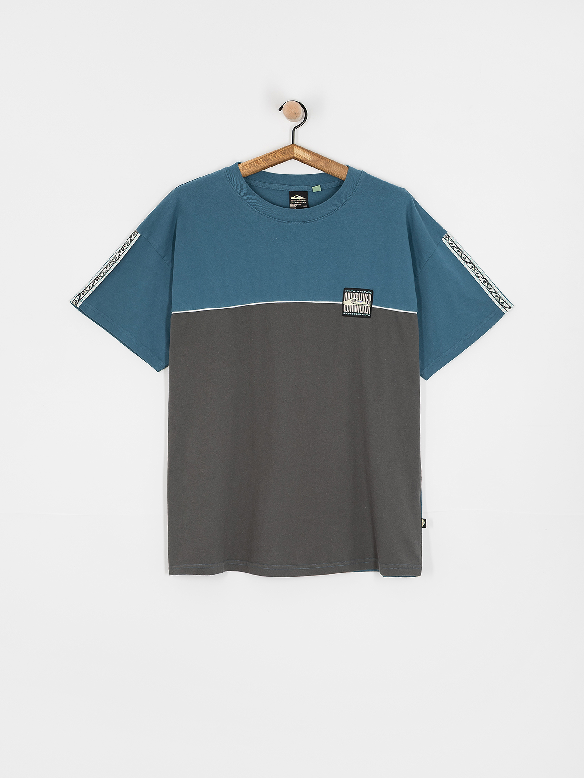 Tričko Quiksilver Global Heat Color Block (dark shadow)