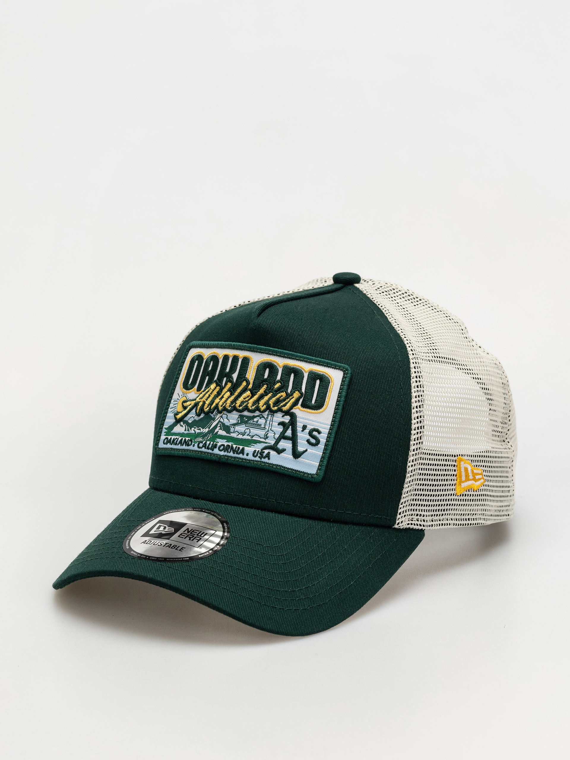 Šiltovka New Era MLB Patch Trucker Athletics (dark green)