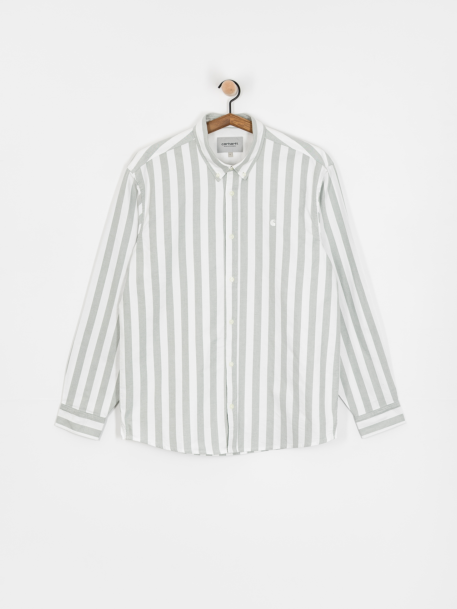 Košeľa Carhartt WIP Dillion (dillion stripe/park/white)