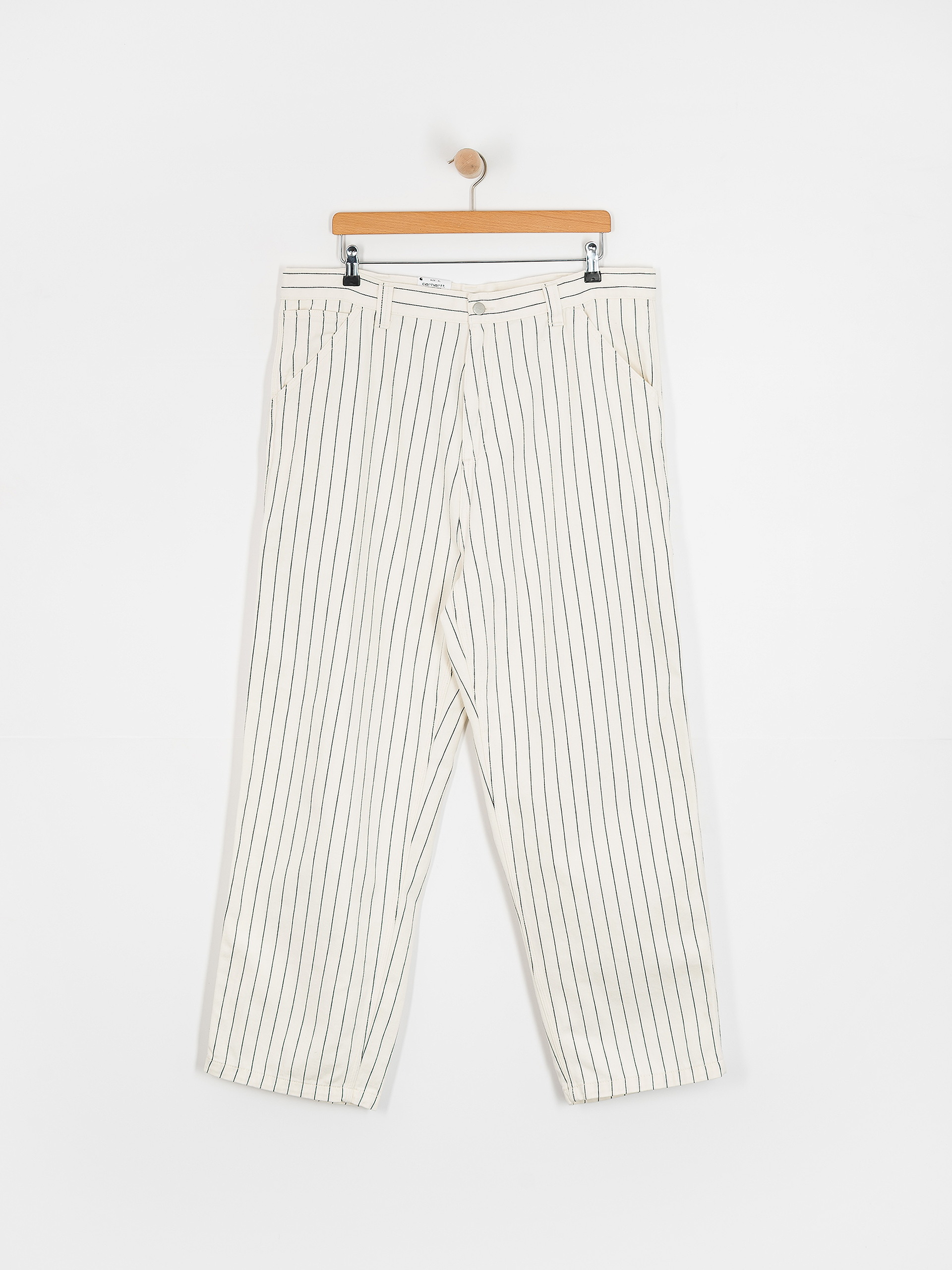 Nohavice Carhartt WIP OG Single Knee (seaton stripe/wax/dark navy)