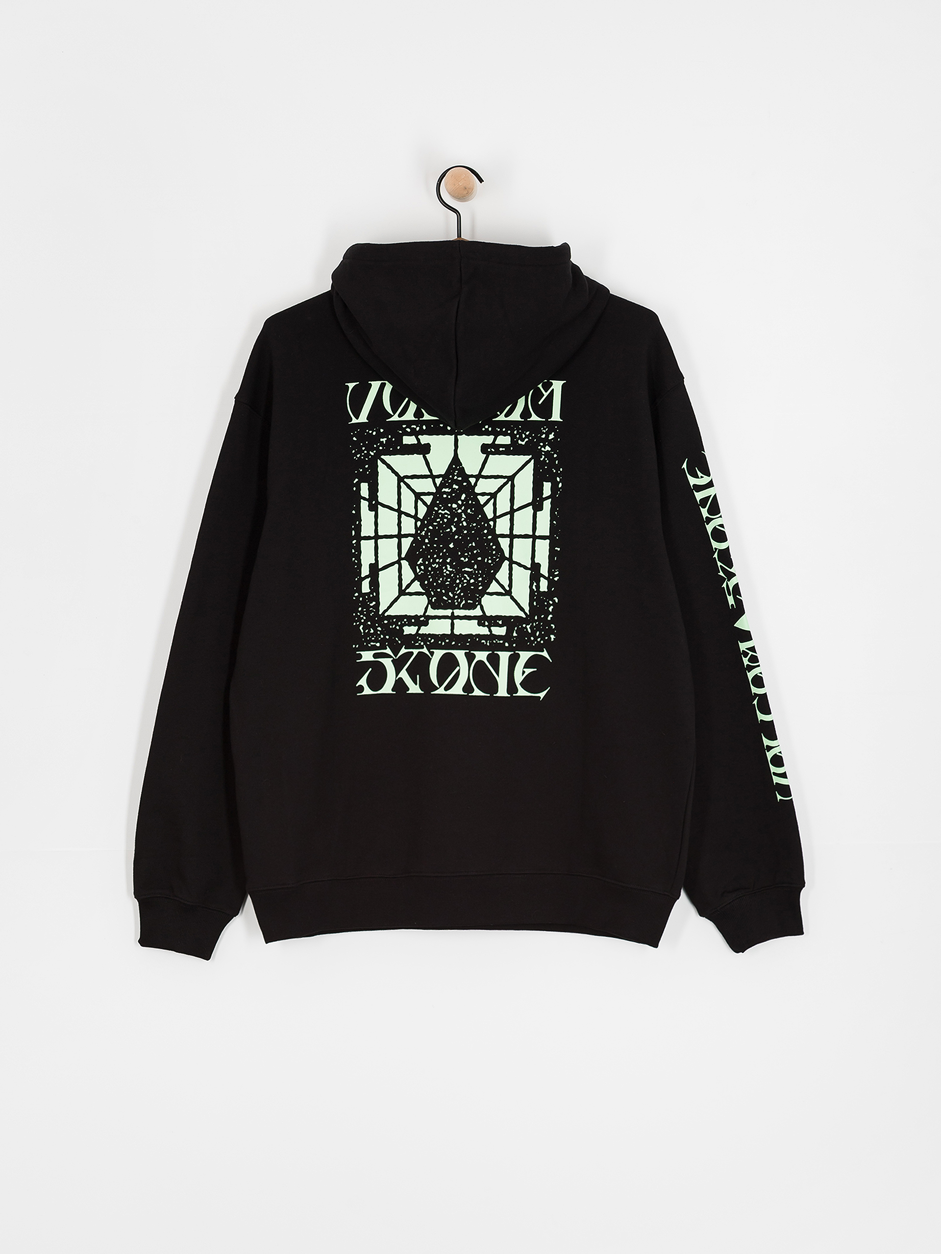 Mikina s kapucňou Volcom Handerry HD (black)