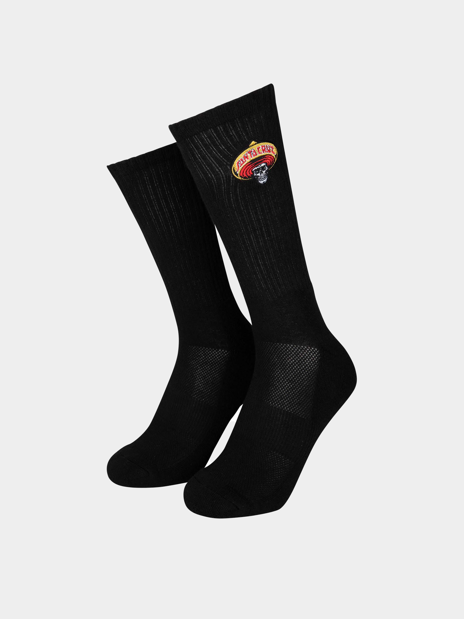 Ponožky Santa Cruz Guzman Skull (black)