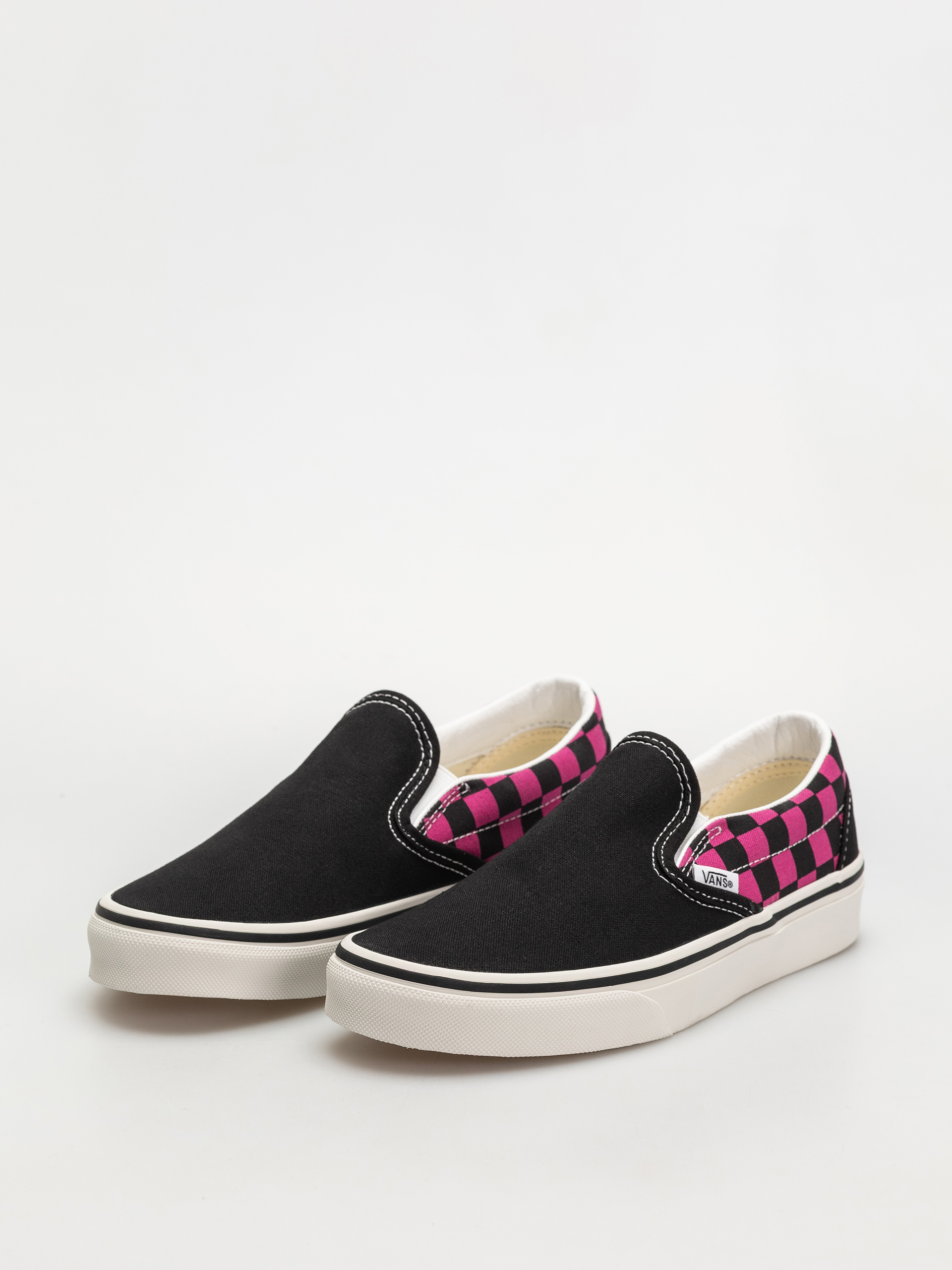 Topánky Vans Classic Slip On (pop check raspberry rose)