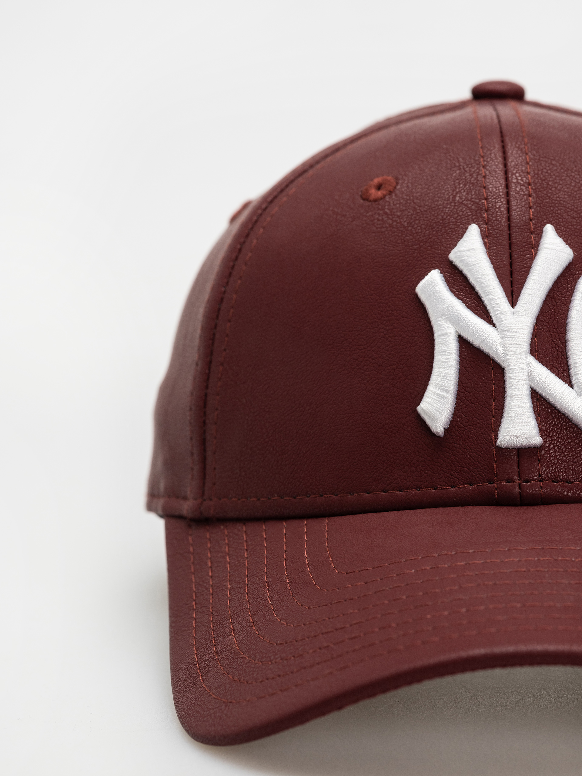 Šiltovka New Era Crinkled Pu 9Forty New York Yankees Wmn (dark red)