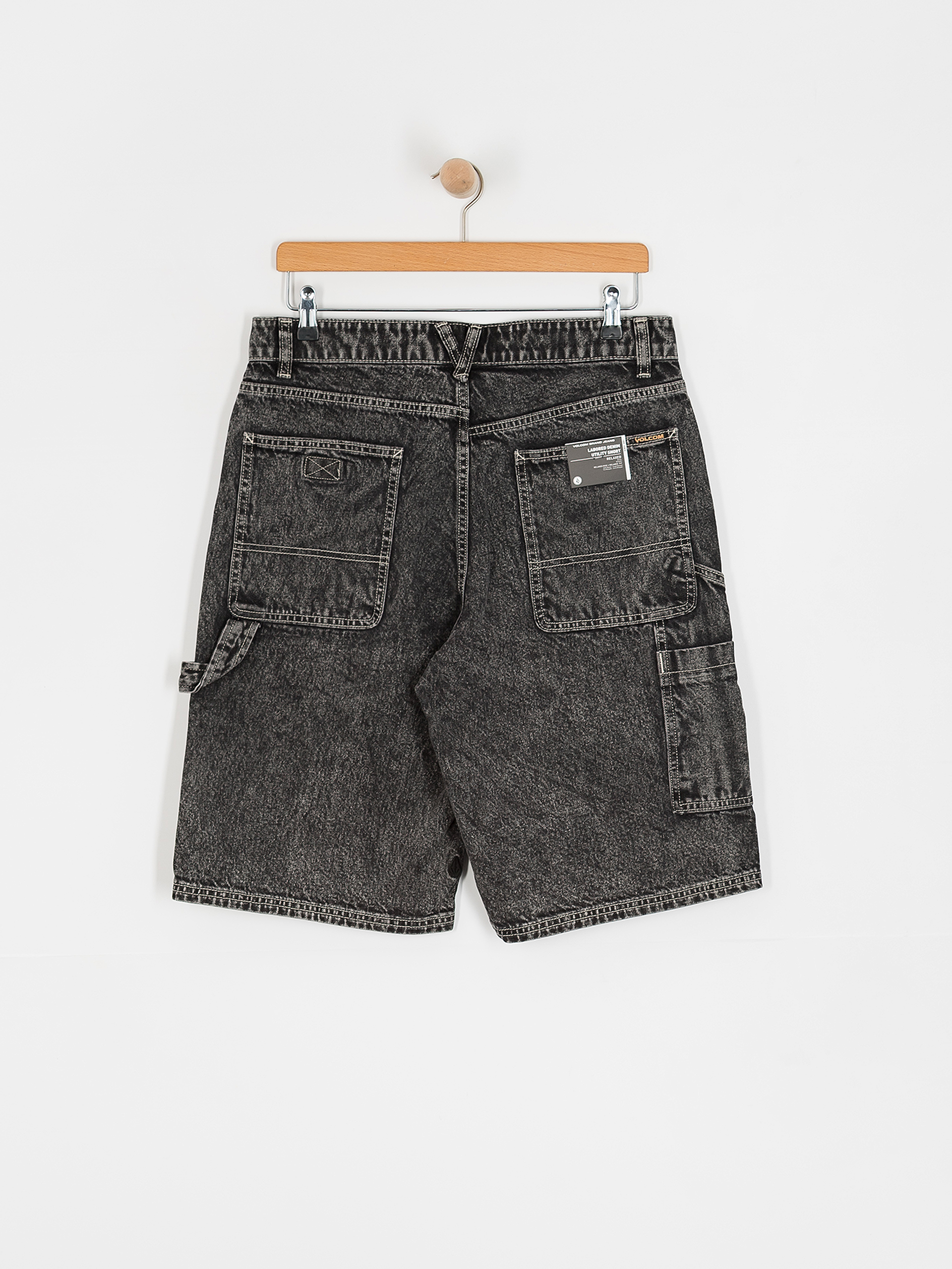 Kraťasy Volcom Labored Utility (light acid black)