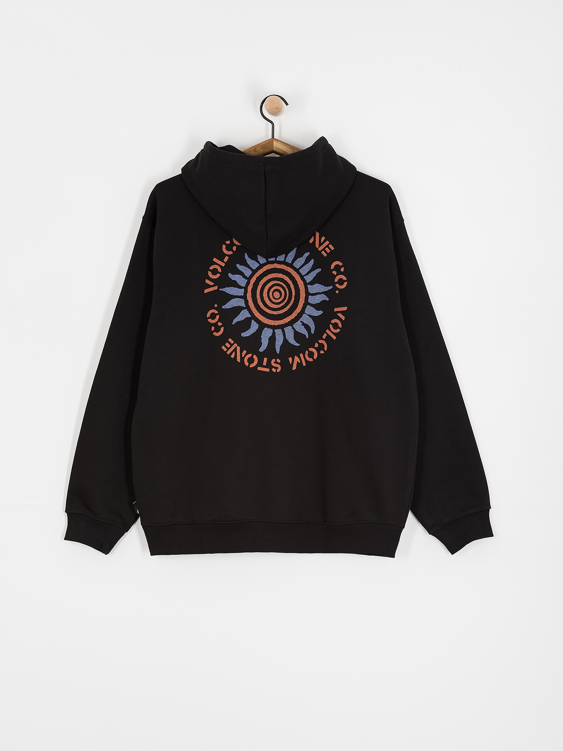 Mikina s kapucňou Volcom Watanite HD (black)