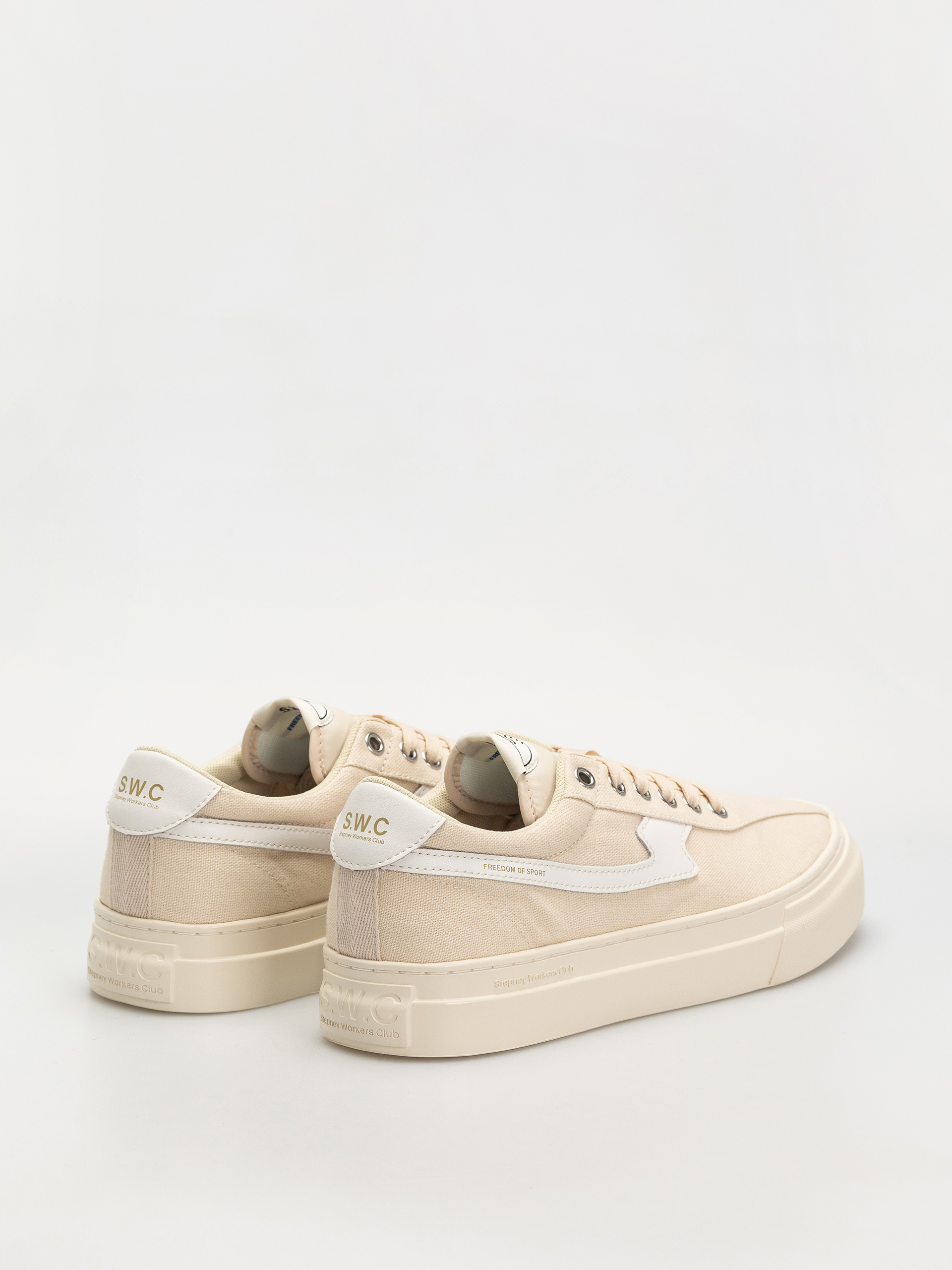 Topánky Stepney Workers Club Dellow S-Strike Cup (ecru white)