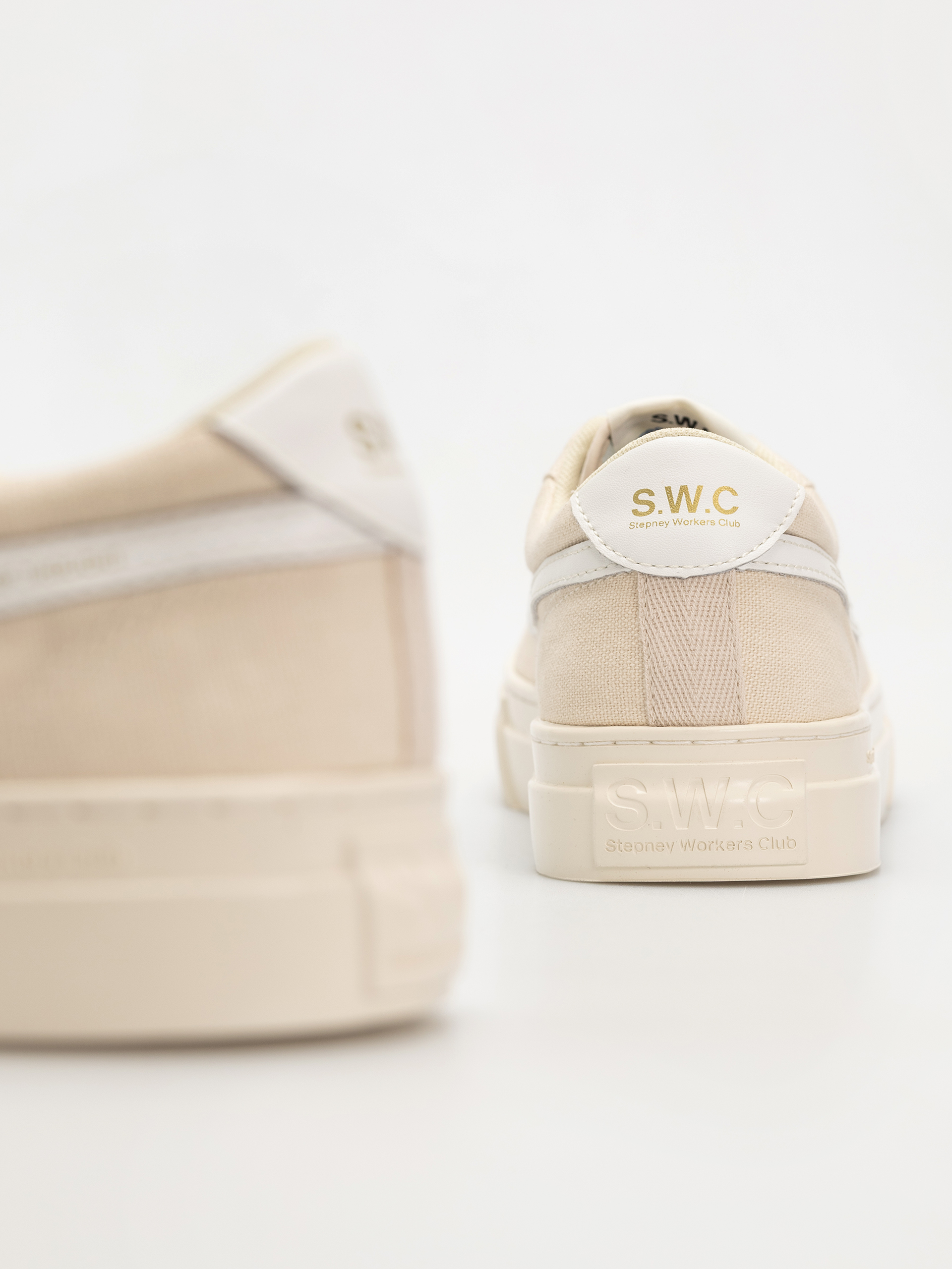 Topánky Stepney Workers Club Dellow S-Strike Cup (ecru white)