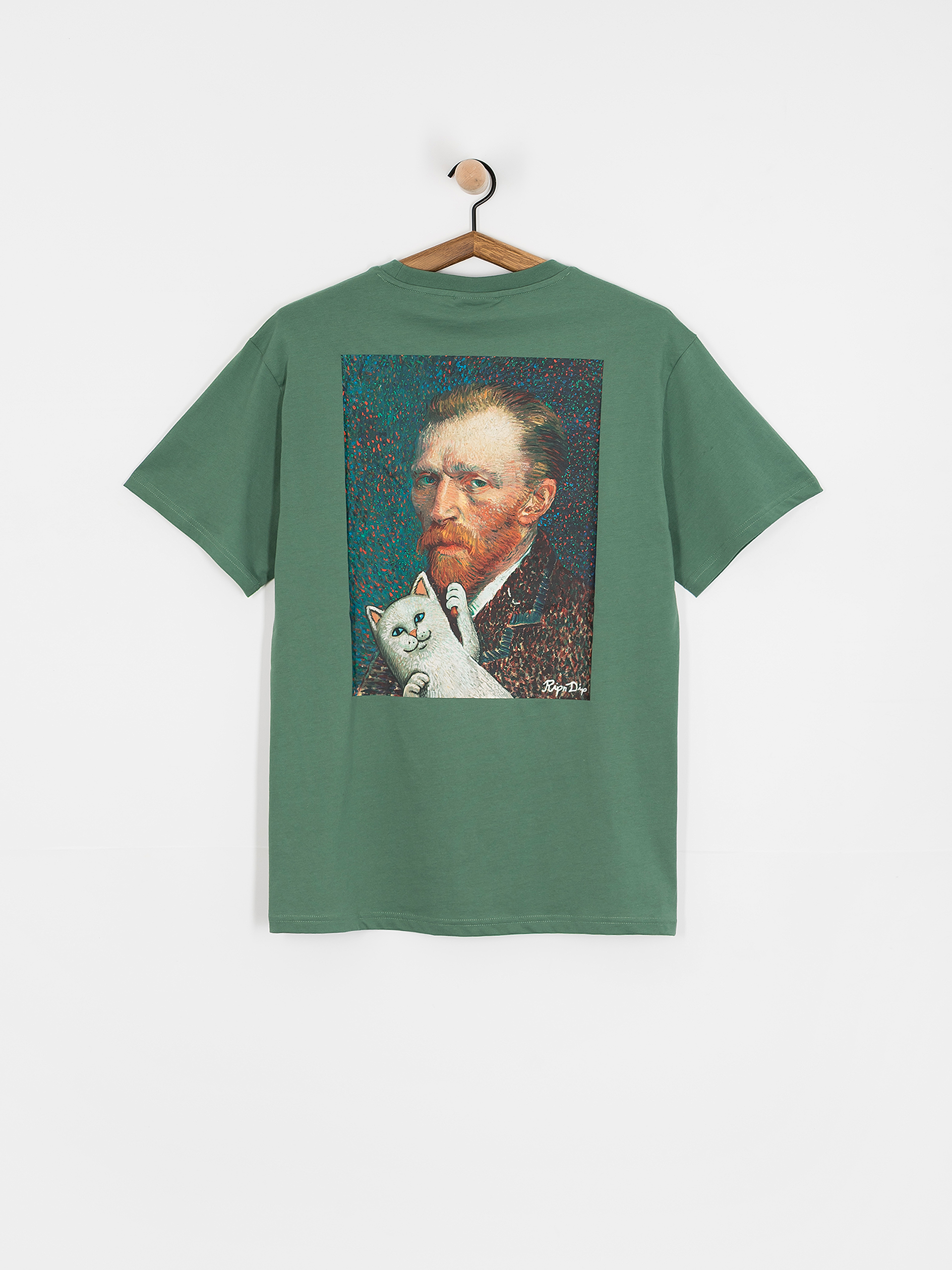 Tričko RipNDip Van Nermal (olive)