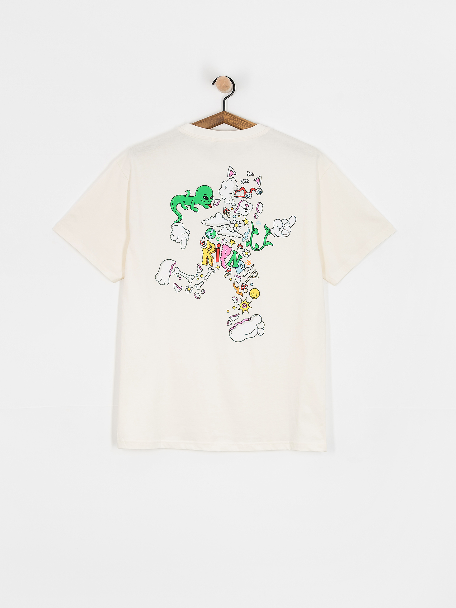 Tričko RipNDip Broken Down (bone)