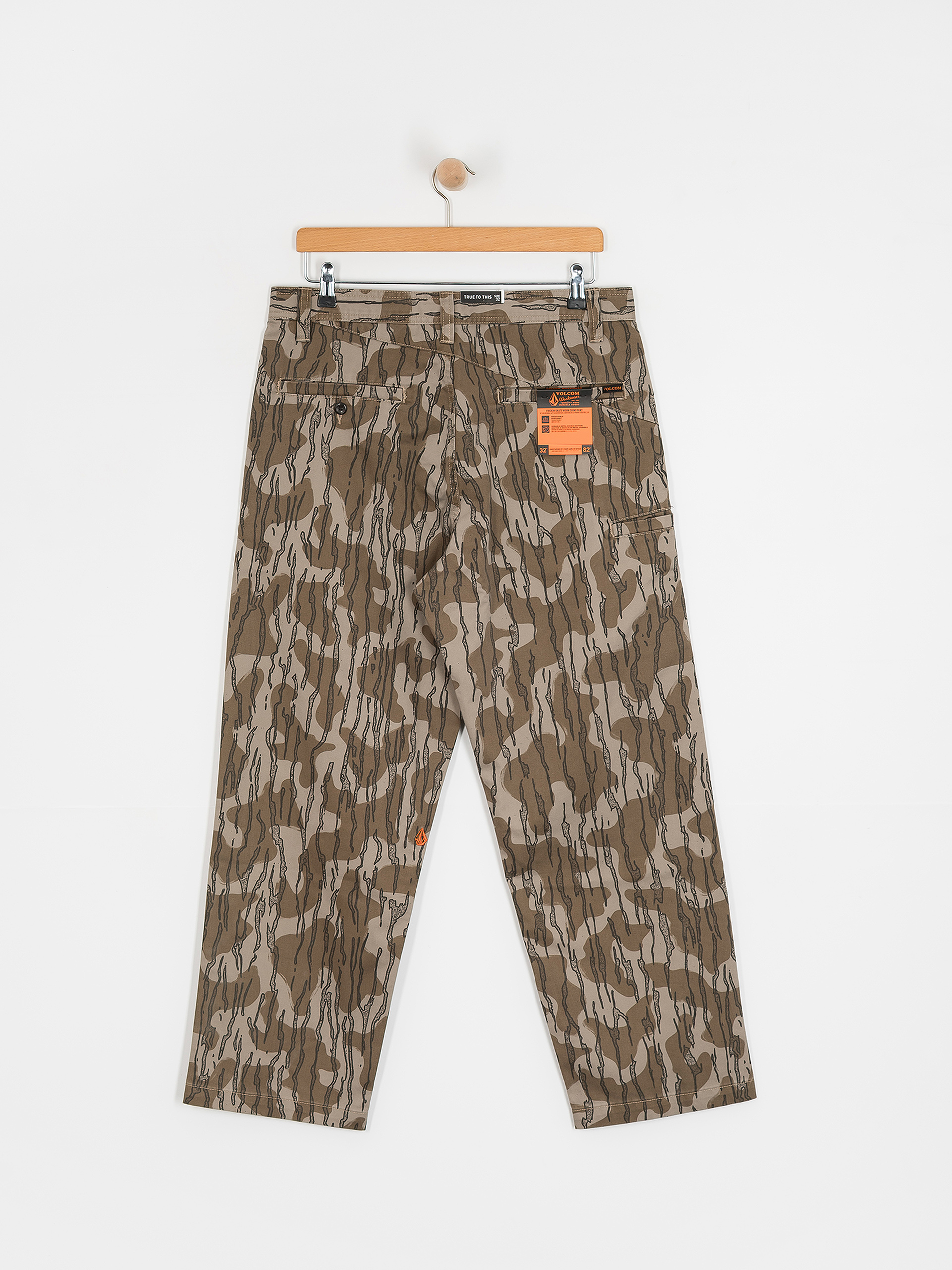 Nohavice Volcom Frickin Skate Work Chino (brindle)