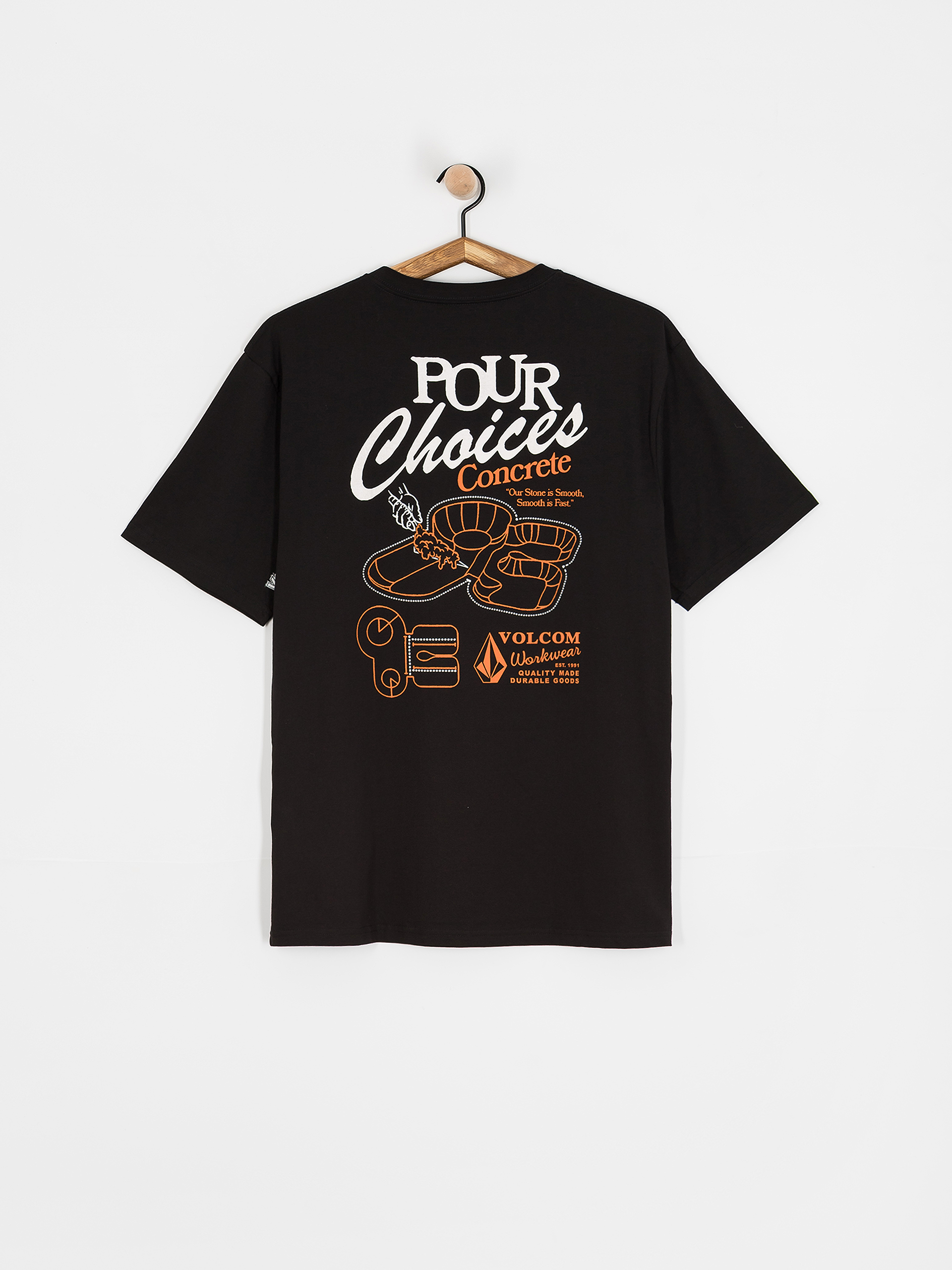 Tričko Volcom Pour Choices Bsc (black)