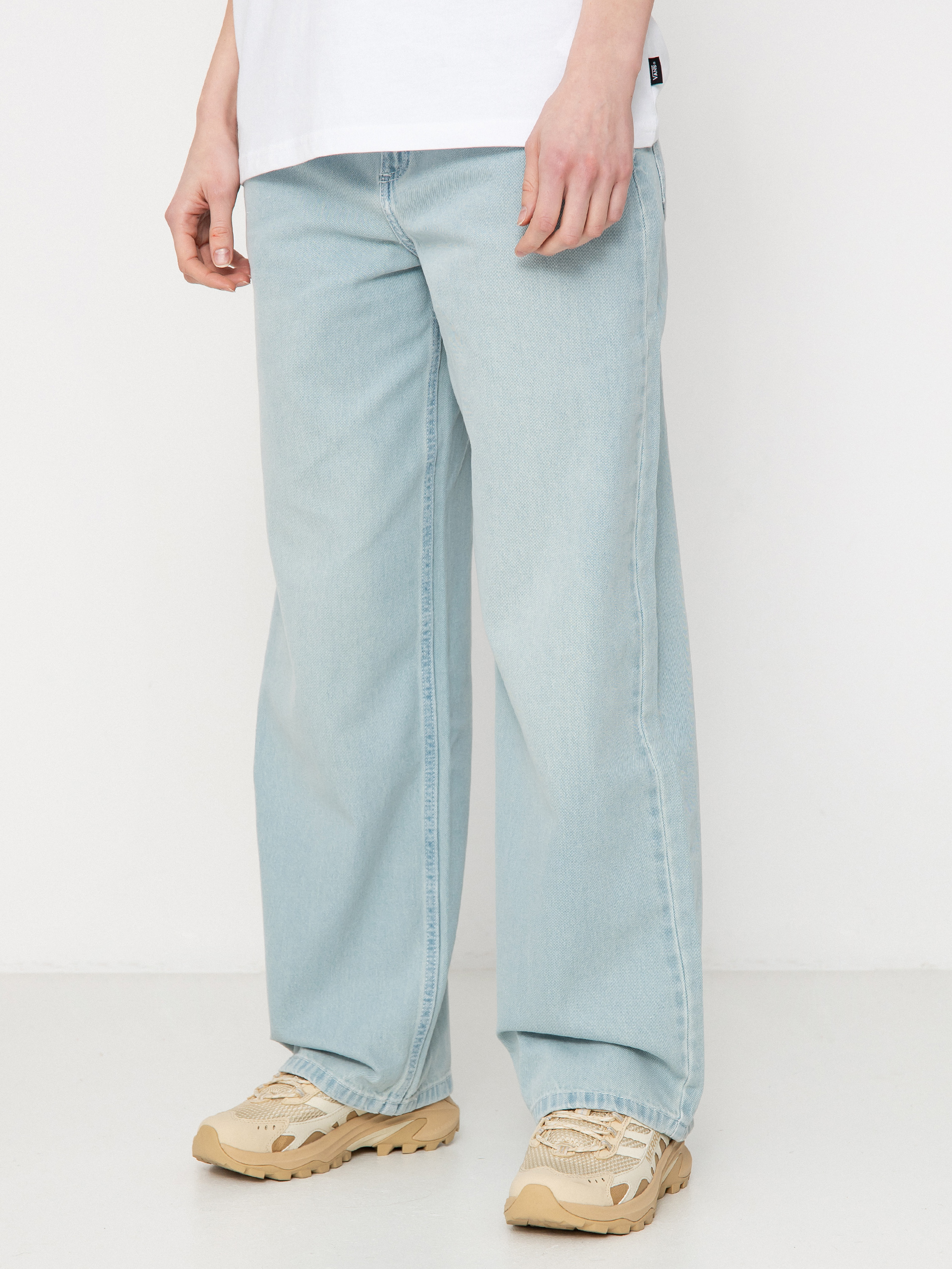 Nohavice Vans Sirelle 5 Pocket Puddle Wmn (light stonewash)