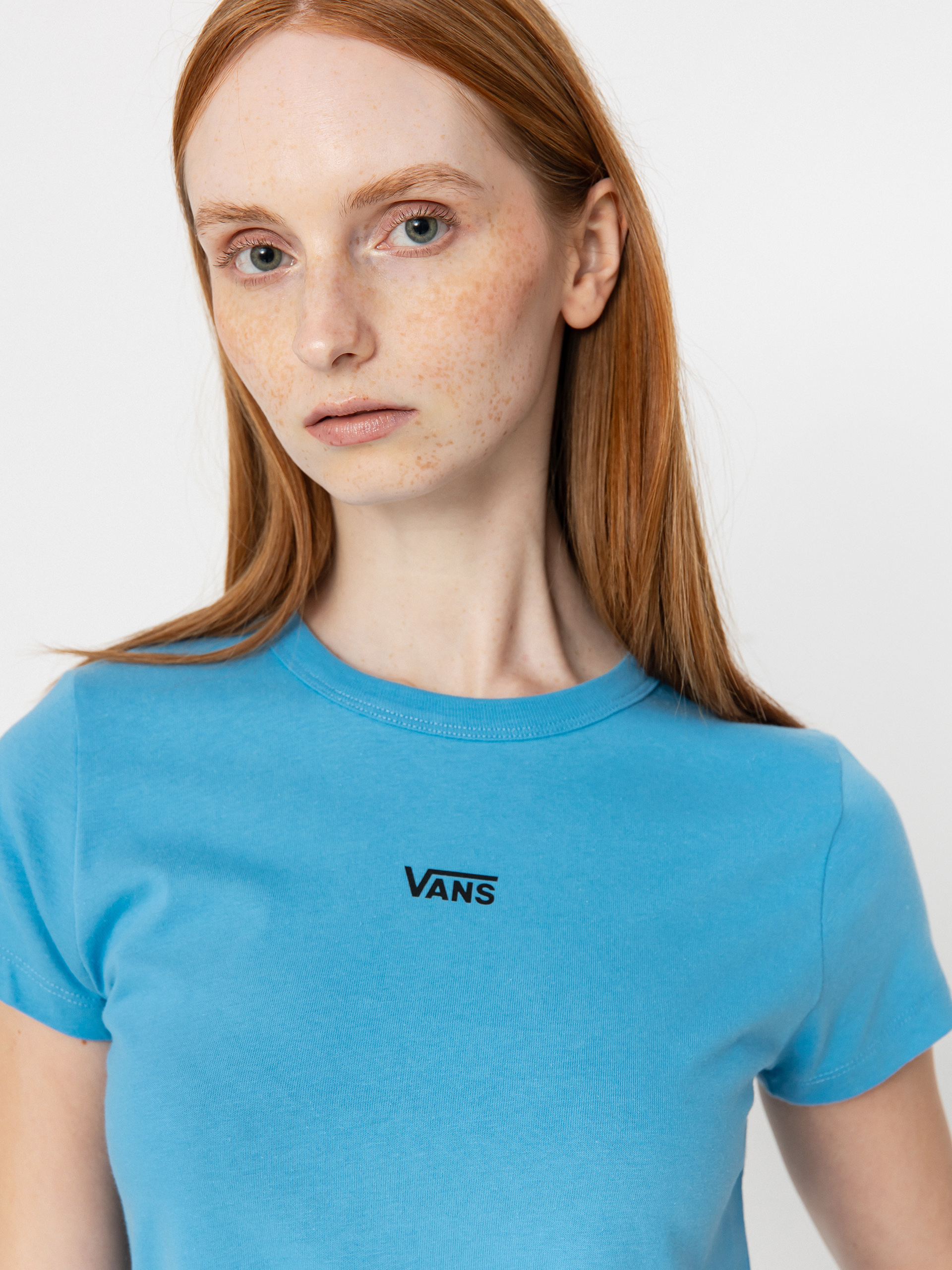 Tričko Vans Basic Mini Wmn (heritage blue)