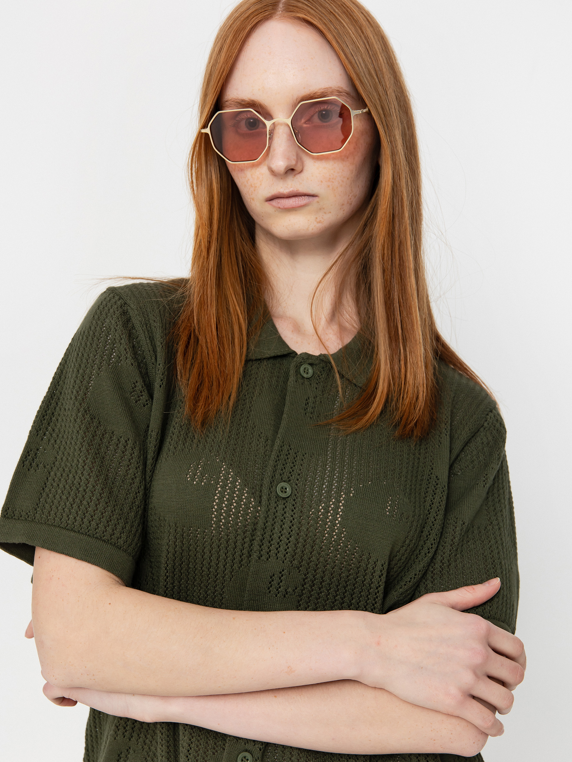 Košeľa Carhartt WIP Temple Knit Wmn (dollar green)