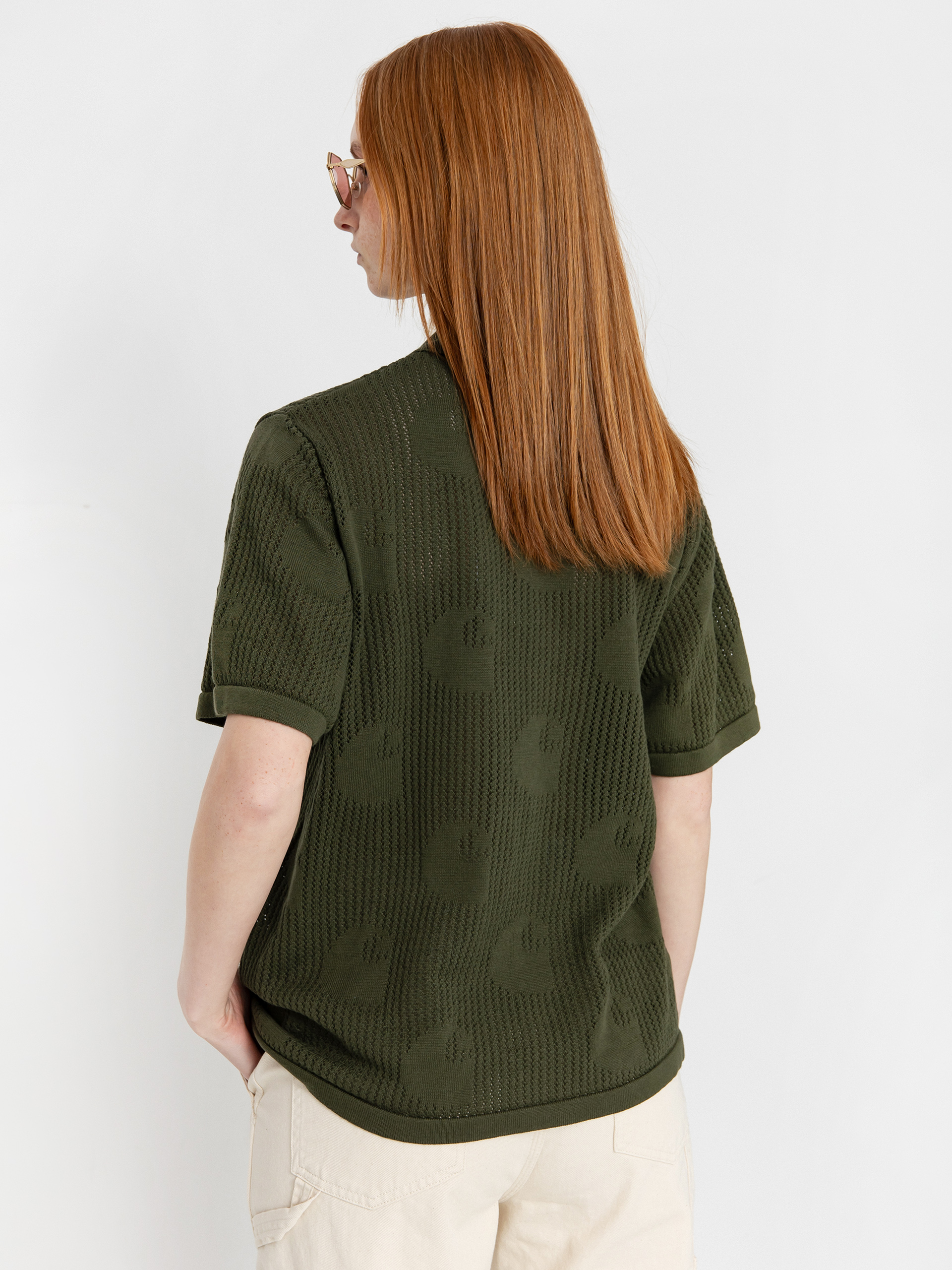 Košeľa Carhartt WIP Temple Knit Wmn (dollar green)