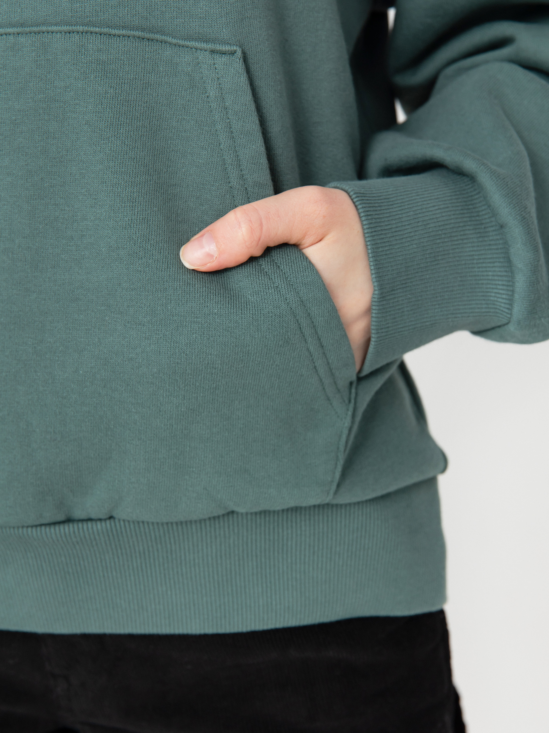 Mikina s kapucňou Carhartt WIP Casey HD Wmn (silver pine/silver)