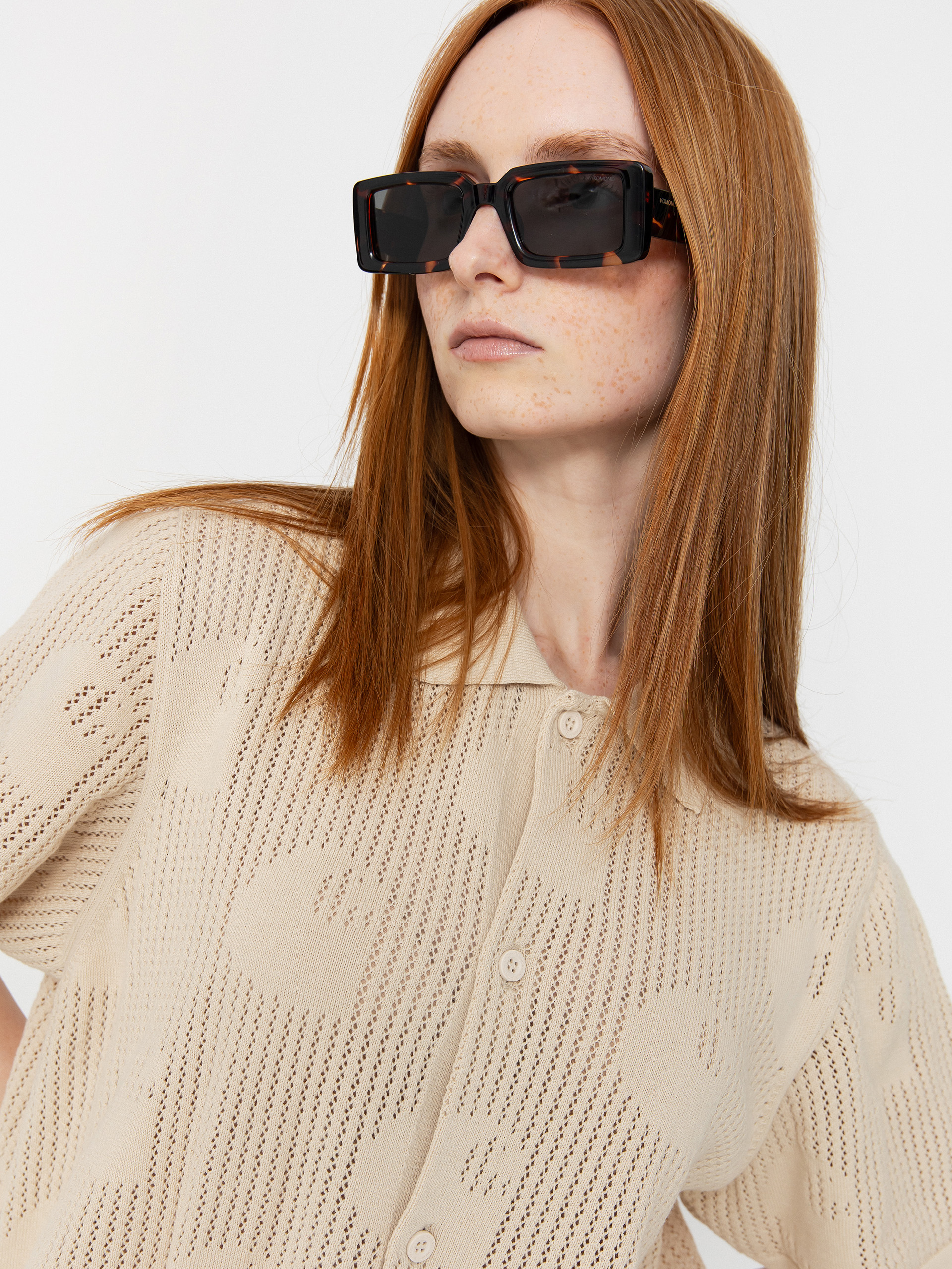 Košeľa Carhartt WIP Temple Knit Wmn (fleur de sel)