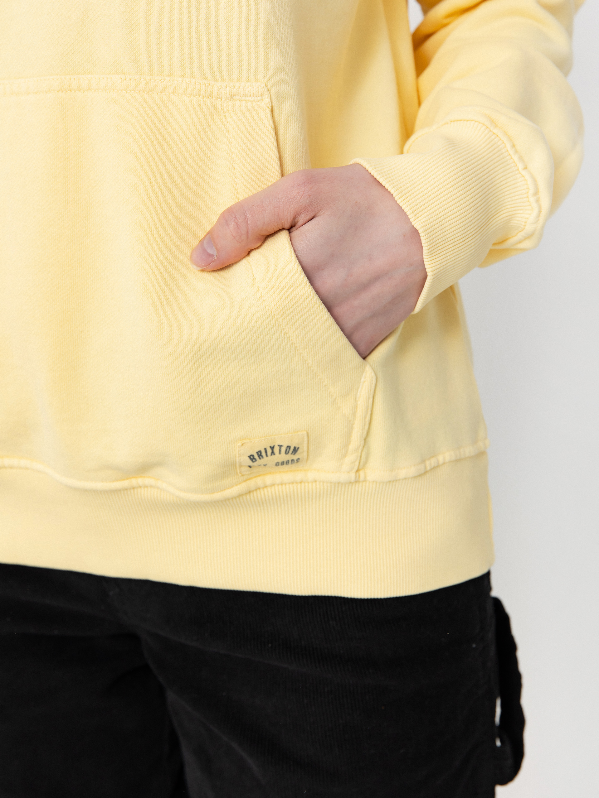 Mikina s kapucňou Brixton Cross Loop Ft HD Wmn (panna cotta)