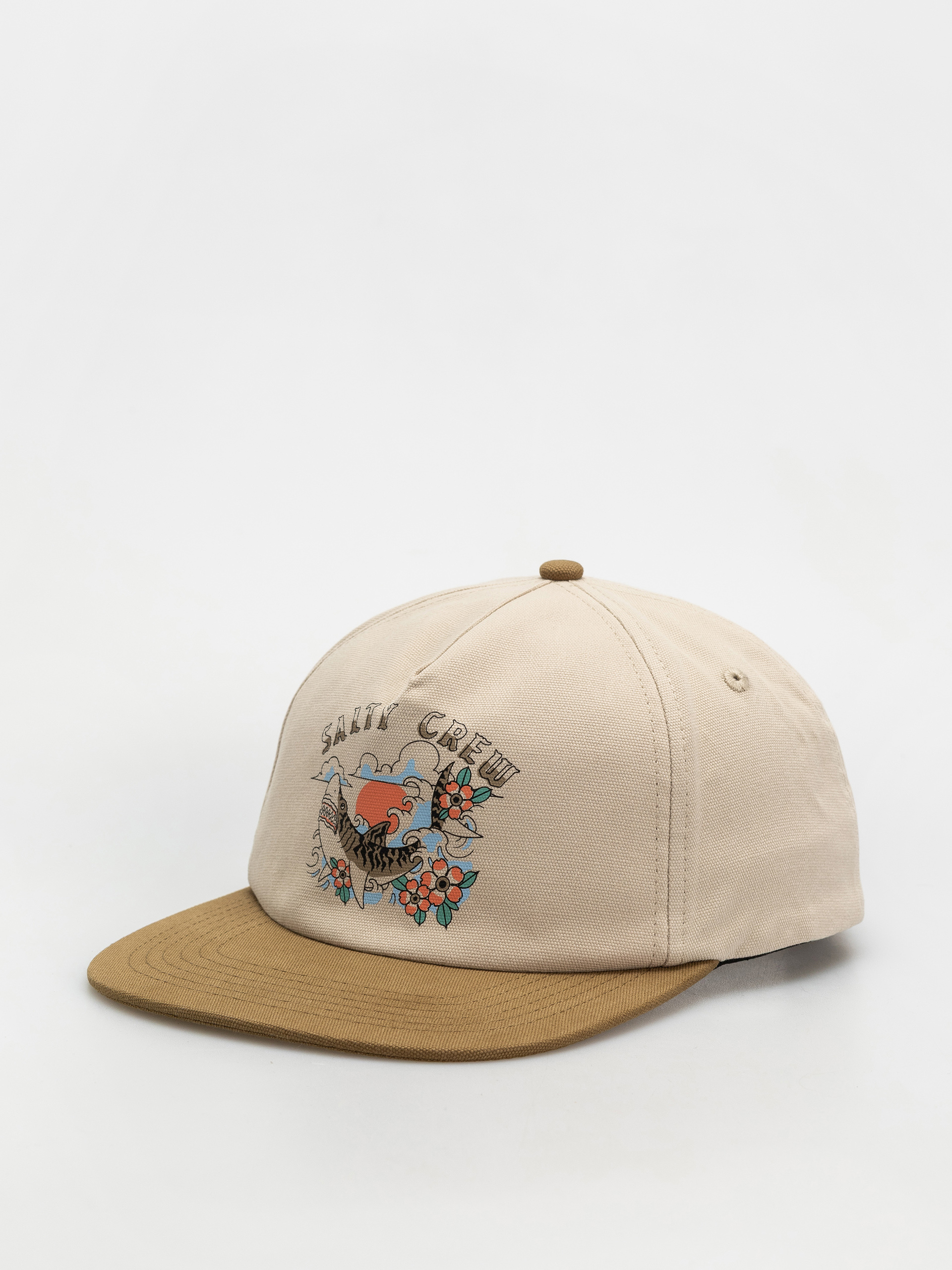 Šiltovka Salty Crew Hopper 5 Panel (oyster/brown)