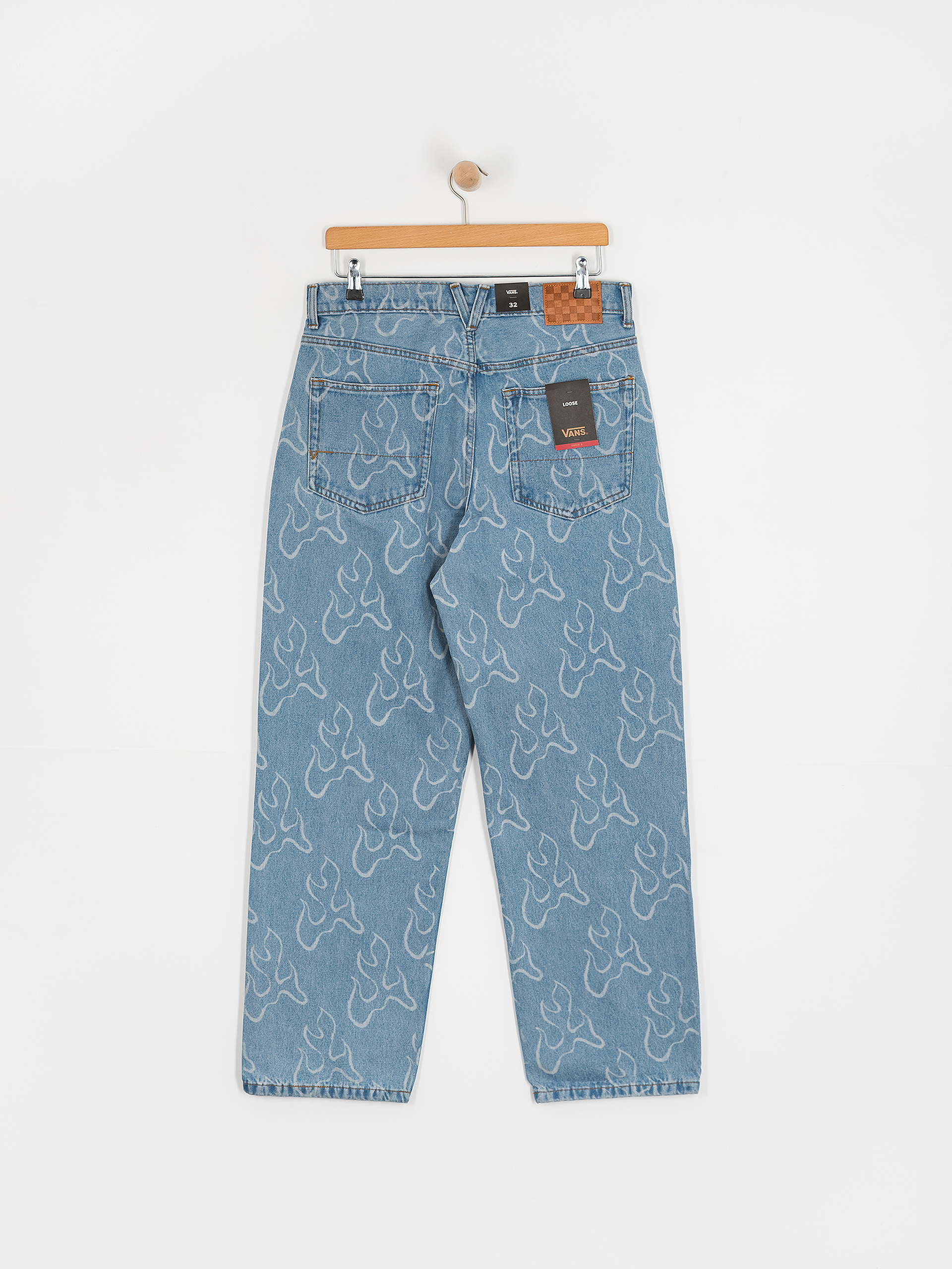Nohavice Vans Check 5 Blaze Loose Denim (stonewash/blue)