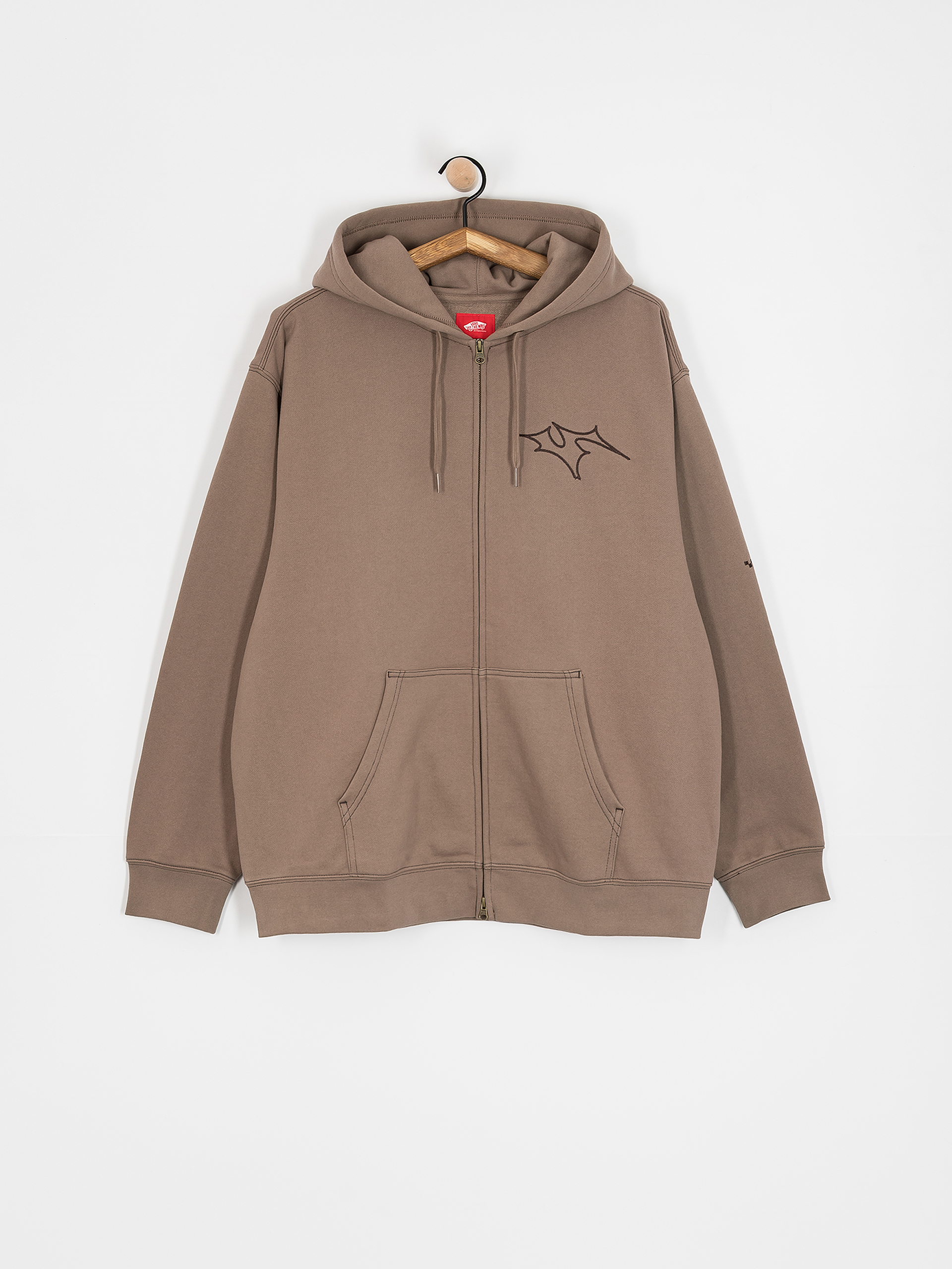 Mikina s kapucňou Vans Skate V Thorn ZHD (walnut)