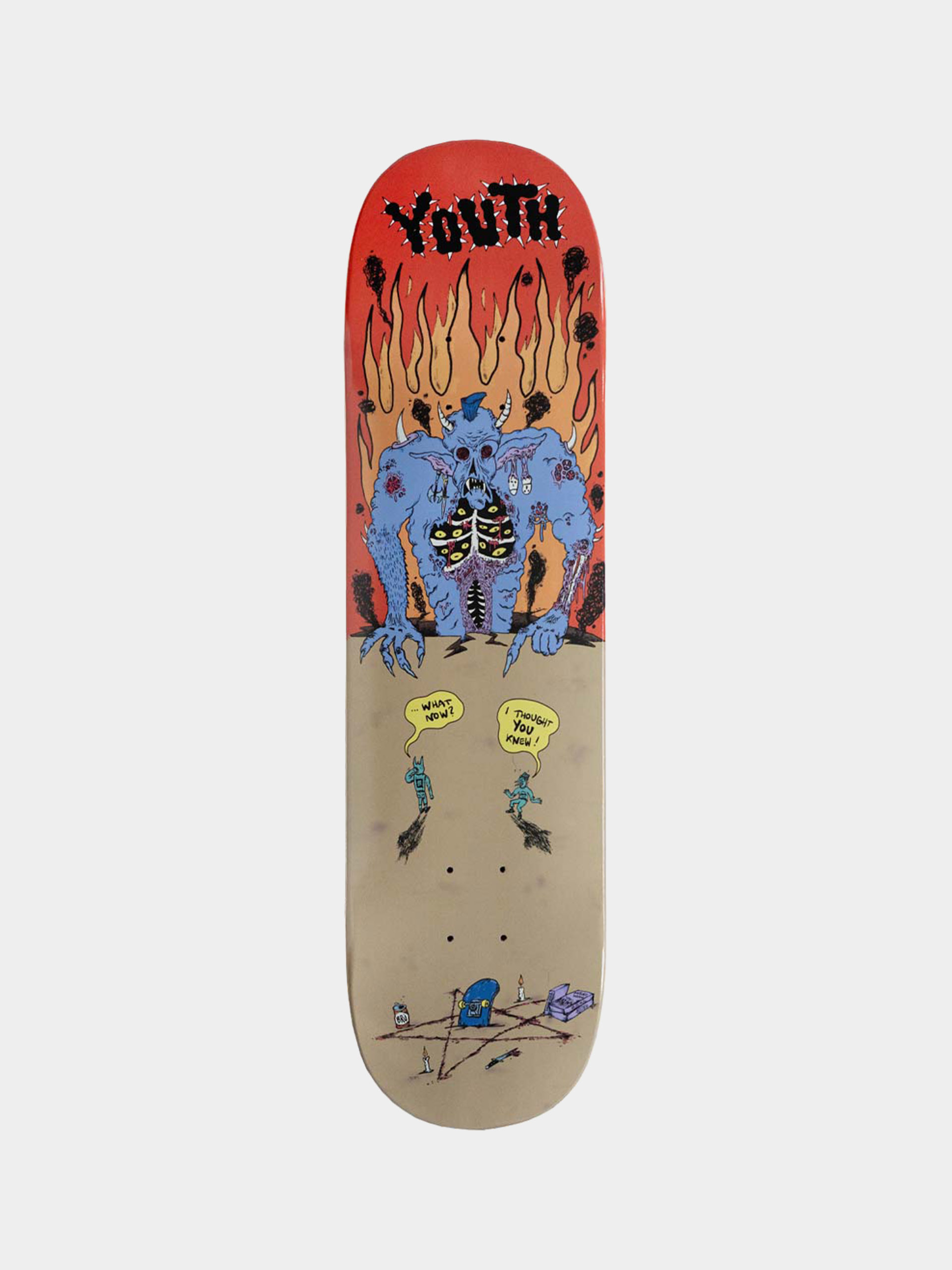 Doska Youth Skateboards Bummers Ritual (red/brown)