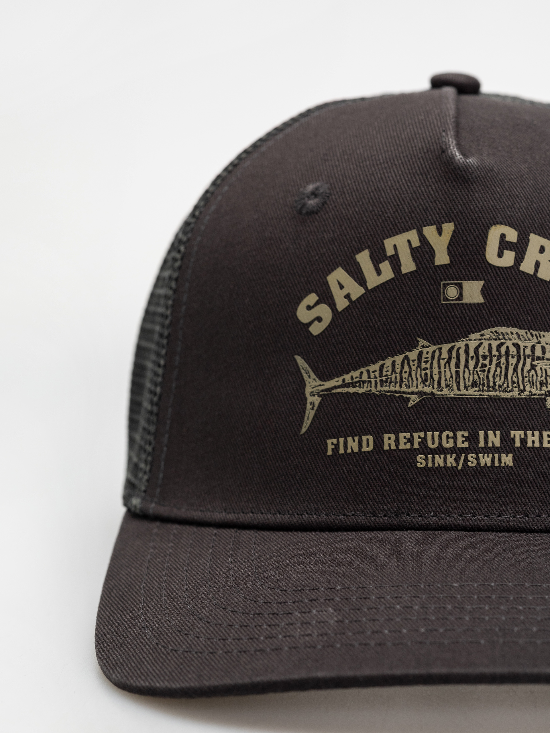 Šiltovka Salty Crew Wahoo Stamp Retro Trucker (charcoal)