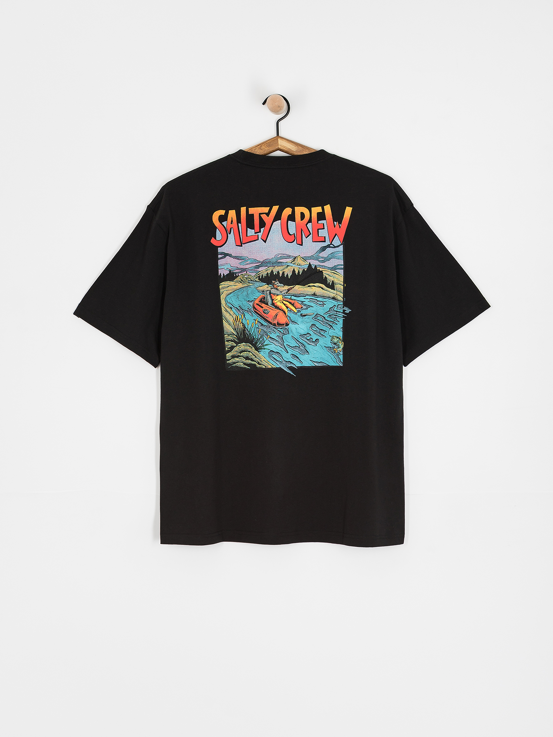 Tričko Salty Crew River Rats (black)