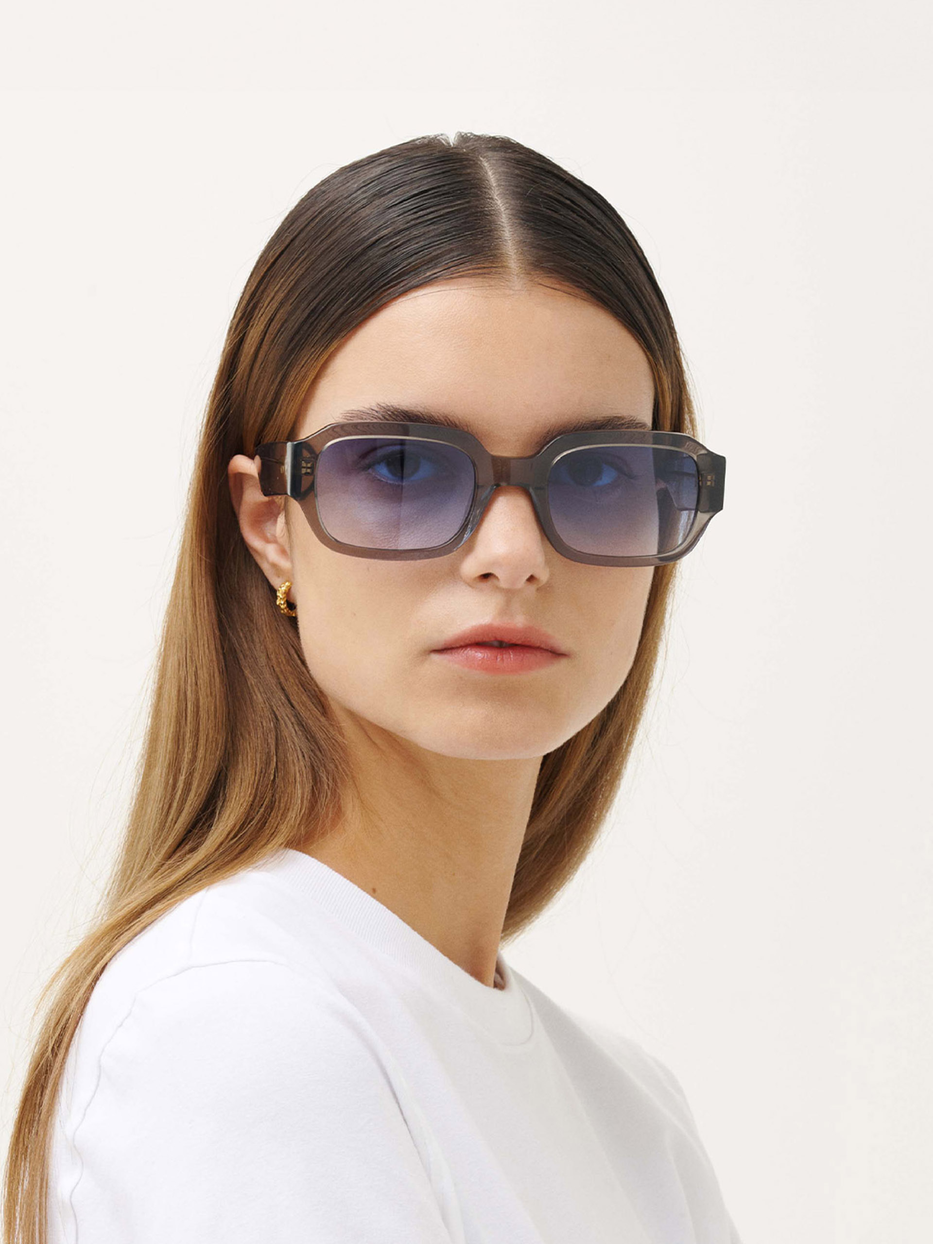 Slnečné okuliare MessyWeekend Downey (grey crystal/blue)