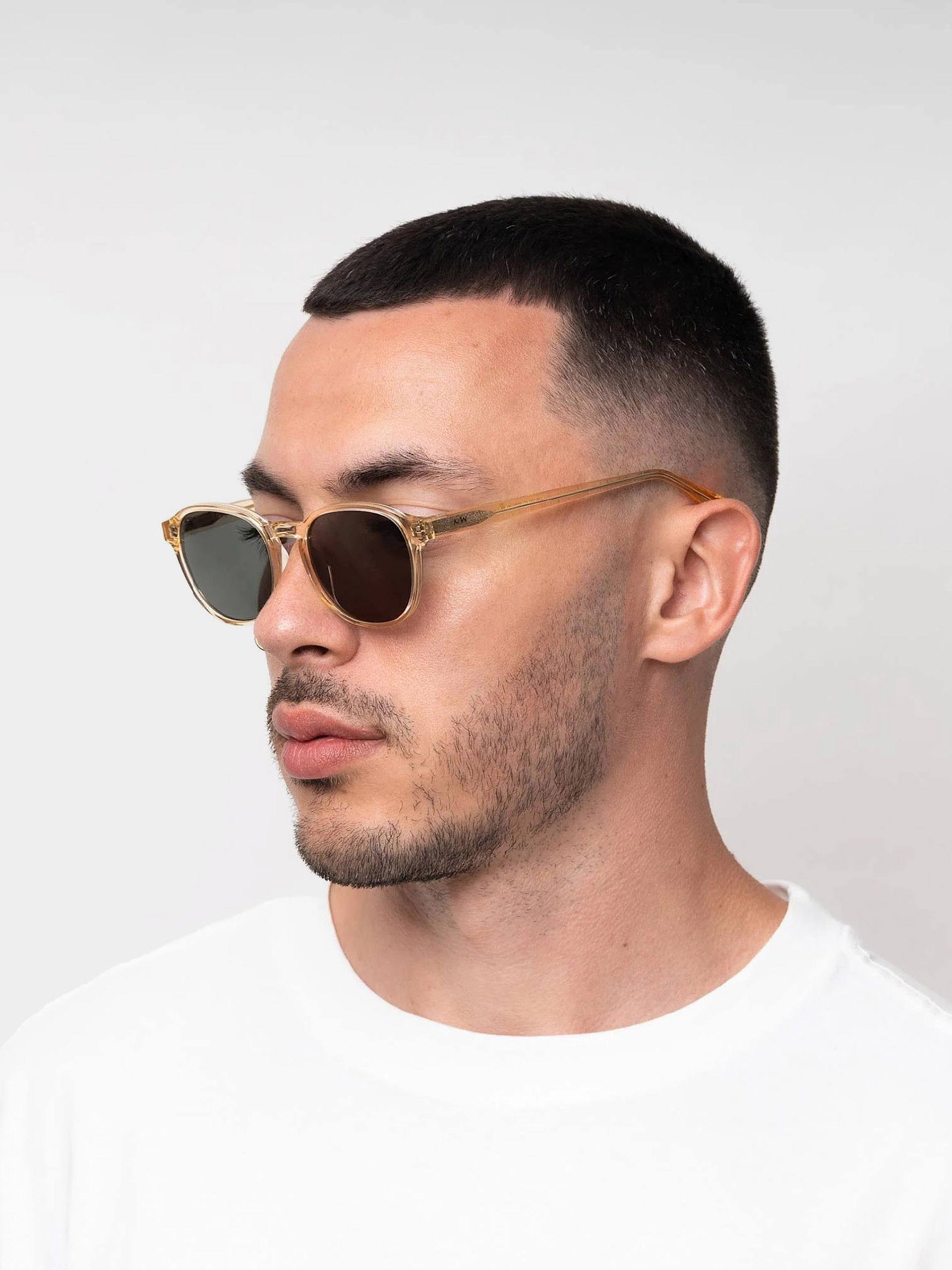 Slnečné okuliare MessyWeekend Ryan (champagne/green)