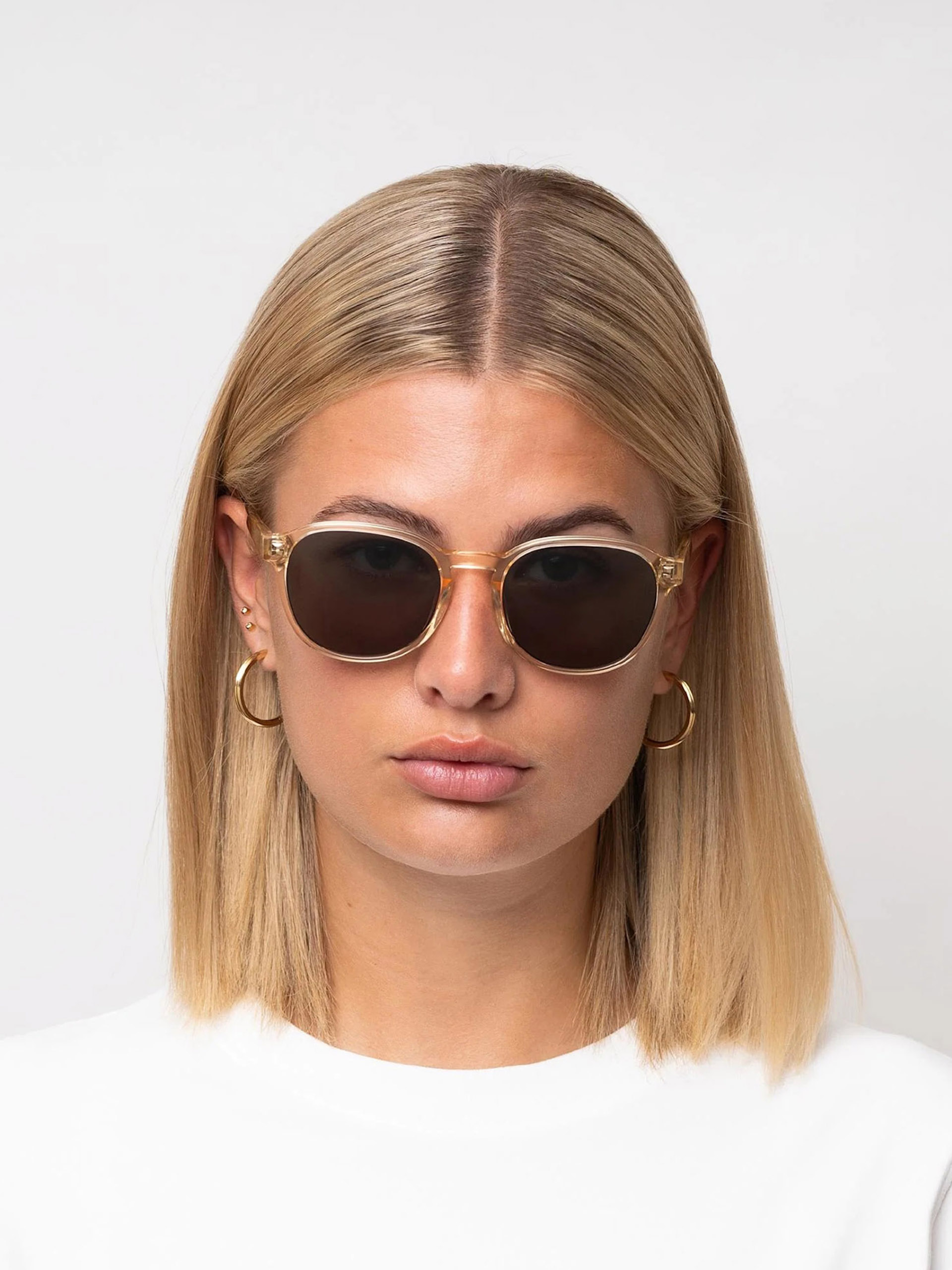 Slnečné okuliare MessyWeekend Ryan (champagne/green)