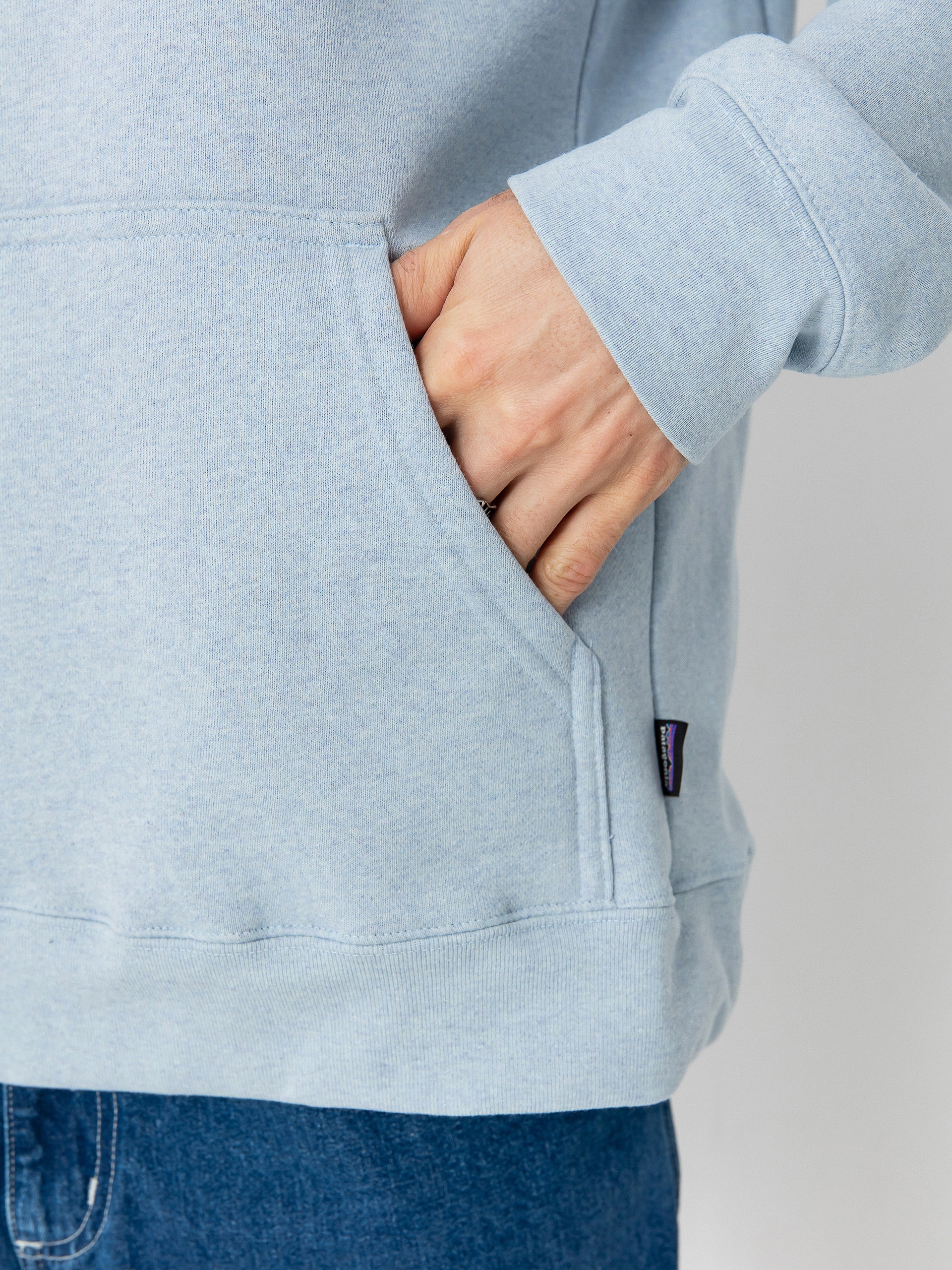 Mikina s kapucňou Patagonia Fitz Roy Icon Uprisal HD (fleck blue)