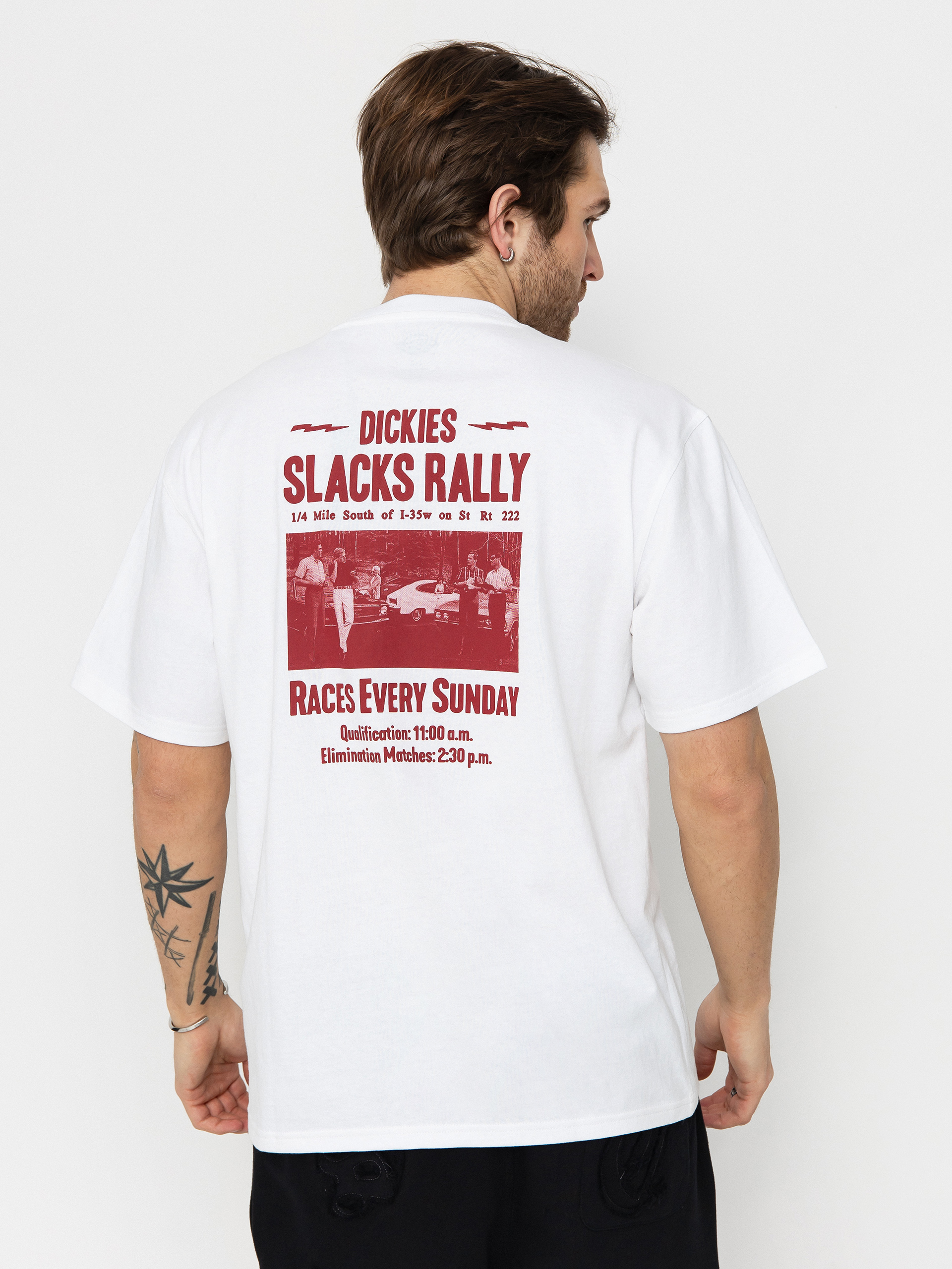 Tričko Dickies Slacks Rally (white)