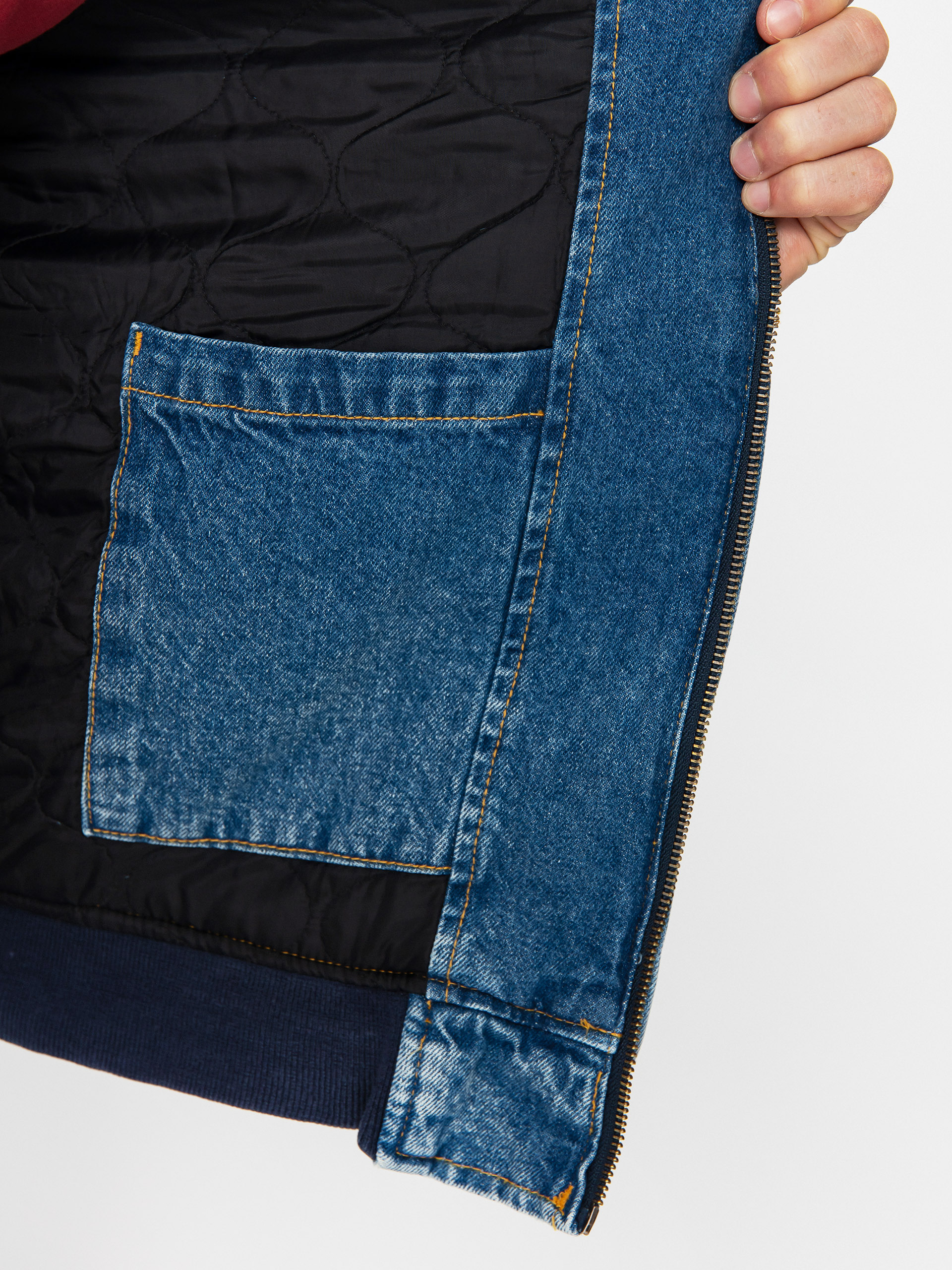 Bunda Dickies Hooded (rinsed blue w/ fade)