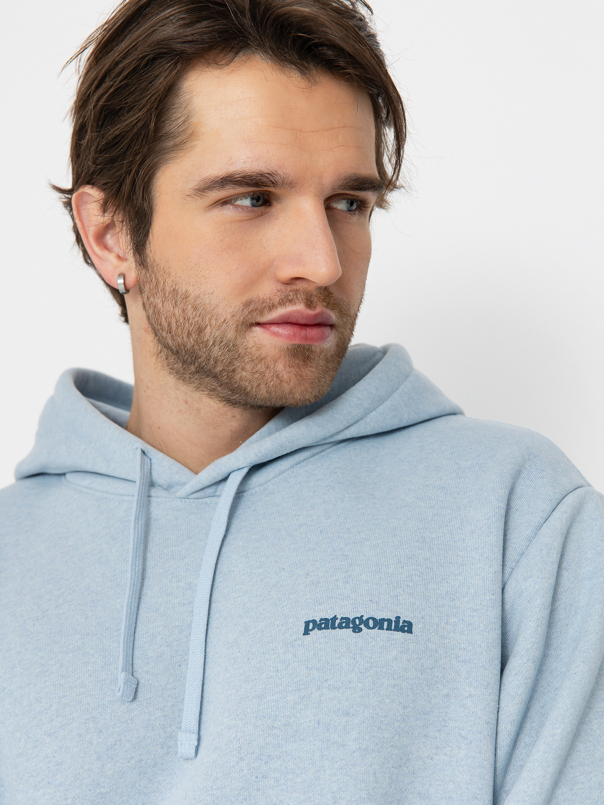 Mikina s kapucňou Patagonia Fitz Roy Icon Uprisal HD (fleck blue)
