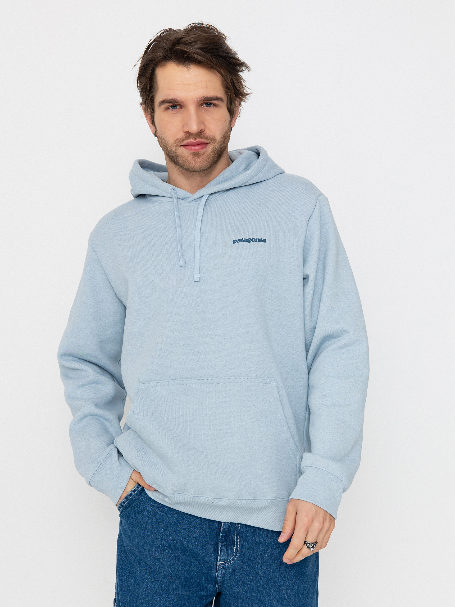 Mikina s kapucňou Patagonia Fitz Roy Icon Uprisal HD (fleck blue)