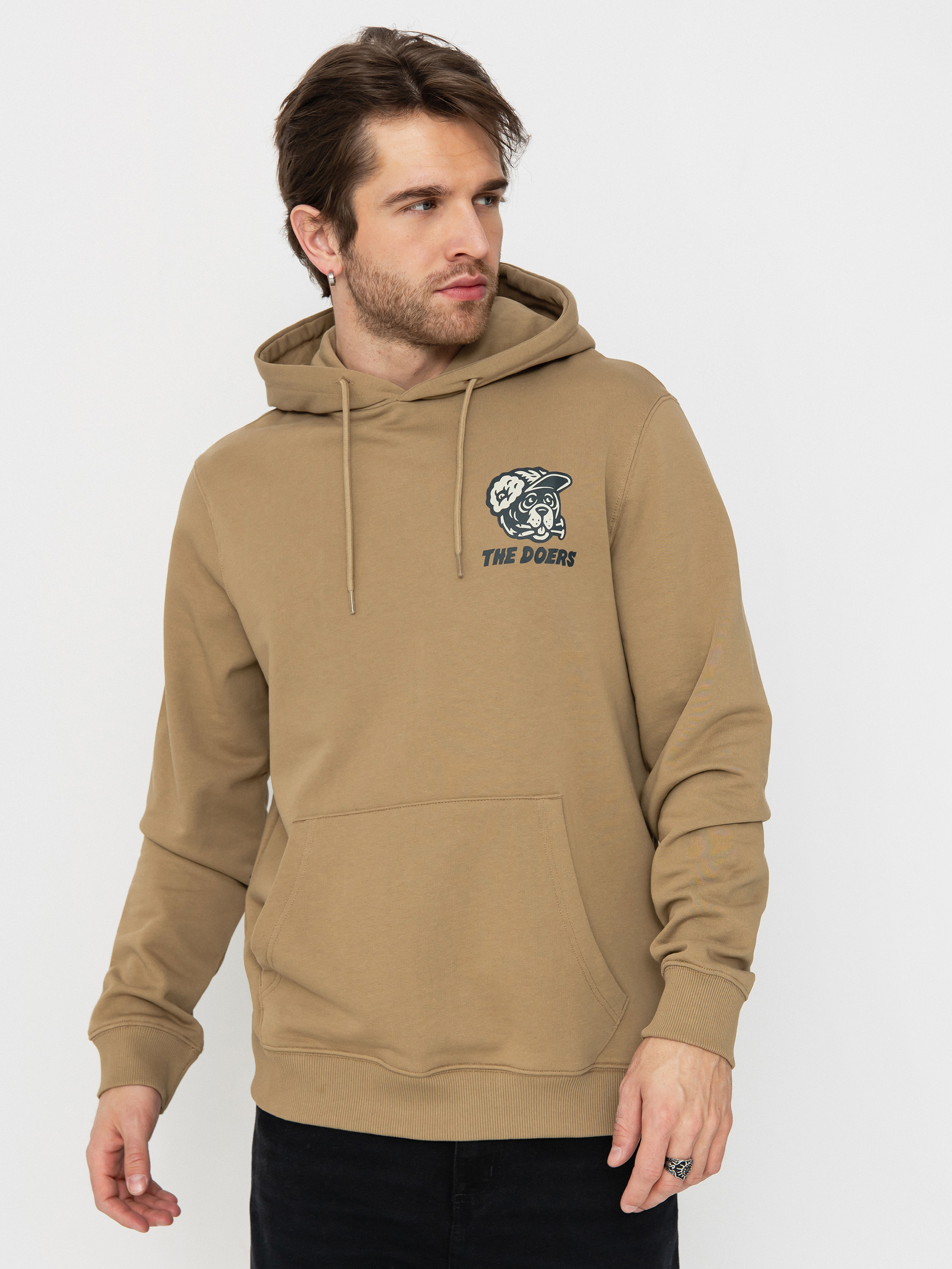 Mikina s kapucňou Element Timber Builder HD (khaki)