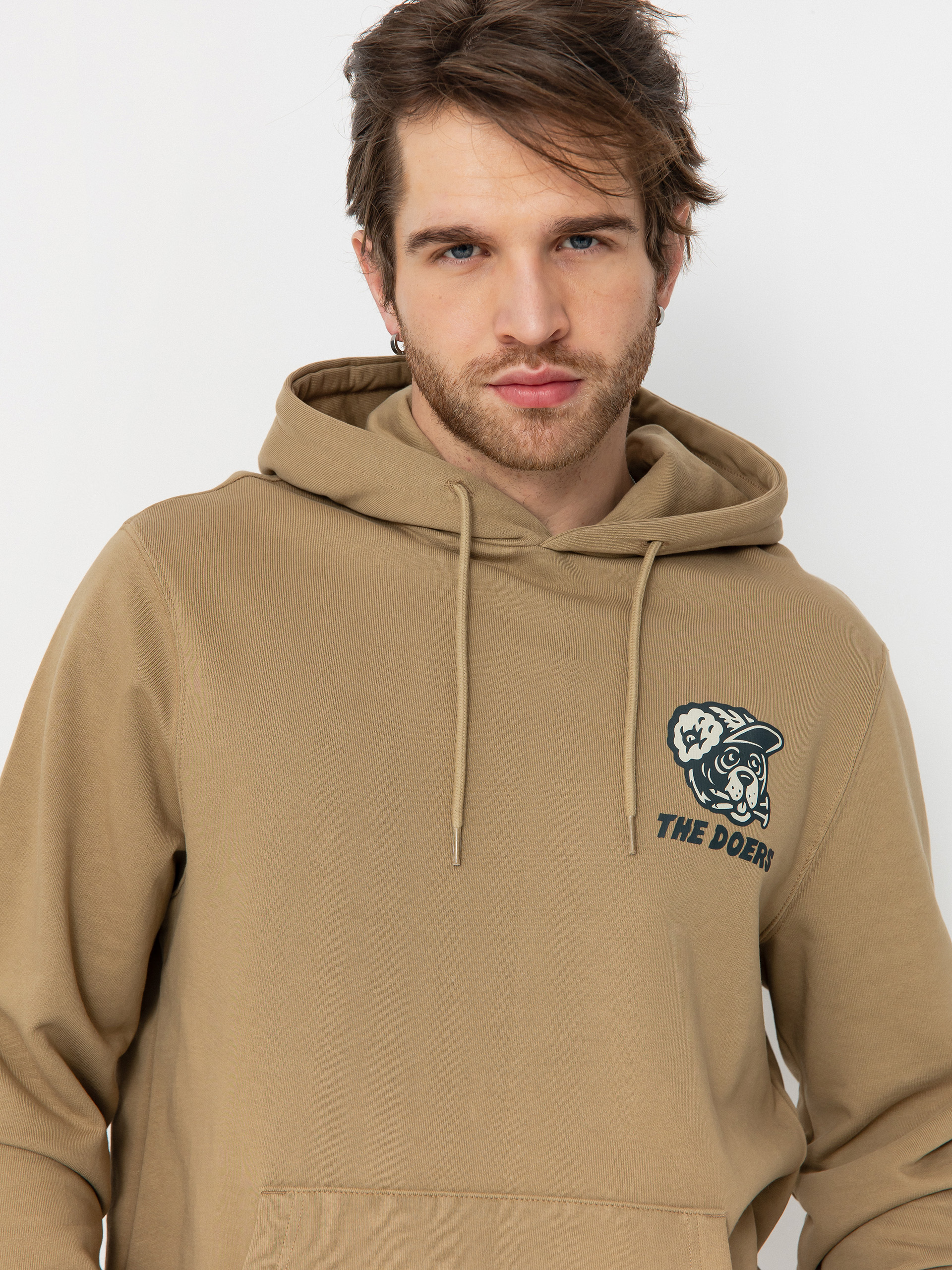 Mikina s kapucňou Element Timber Builder HD (khaki)