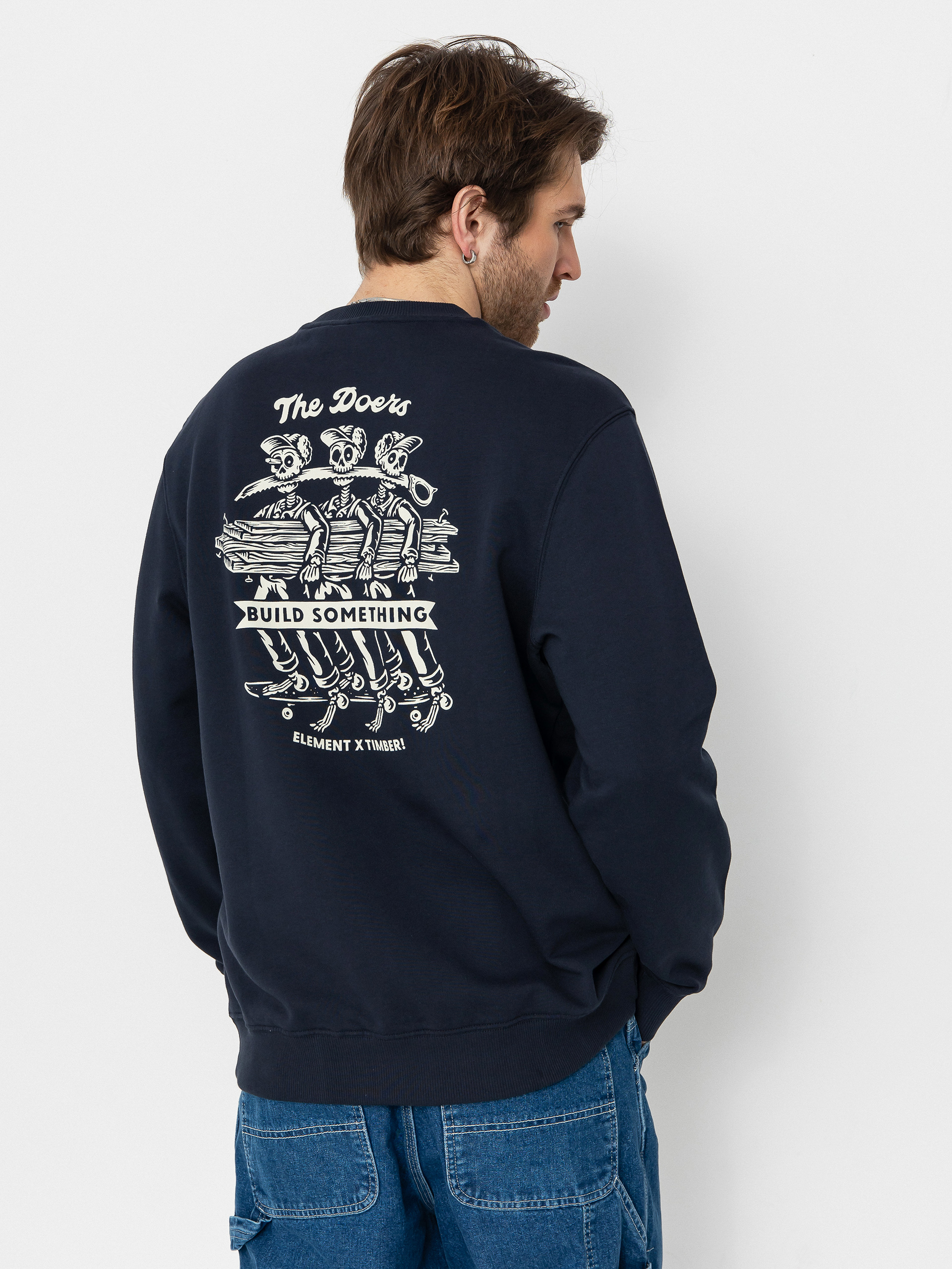 Mikina Element Timber Skeleton Gang Crew