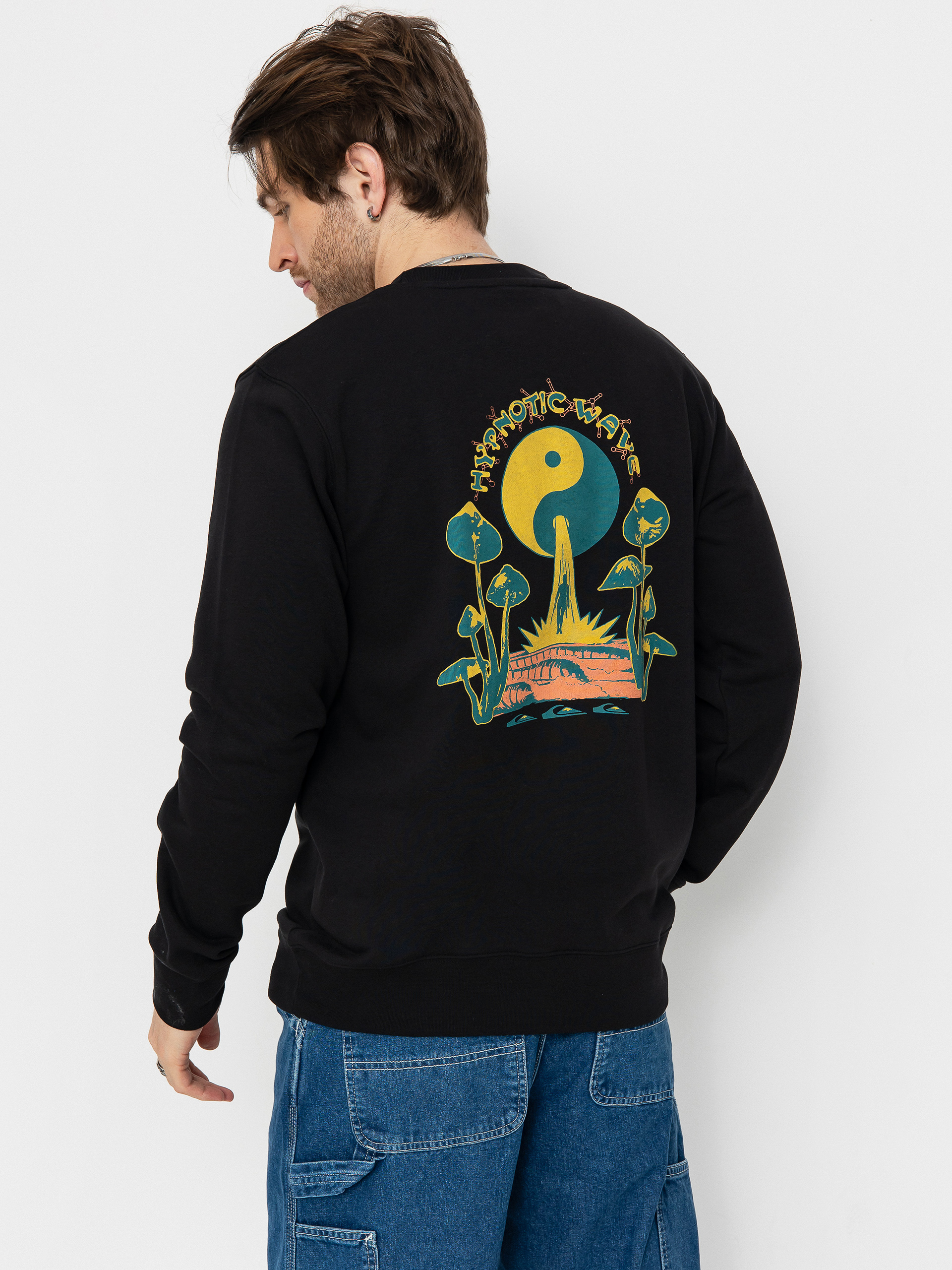 Mikina Quiksilver Graphic Mix (black)